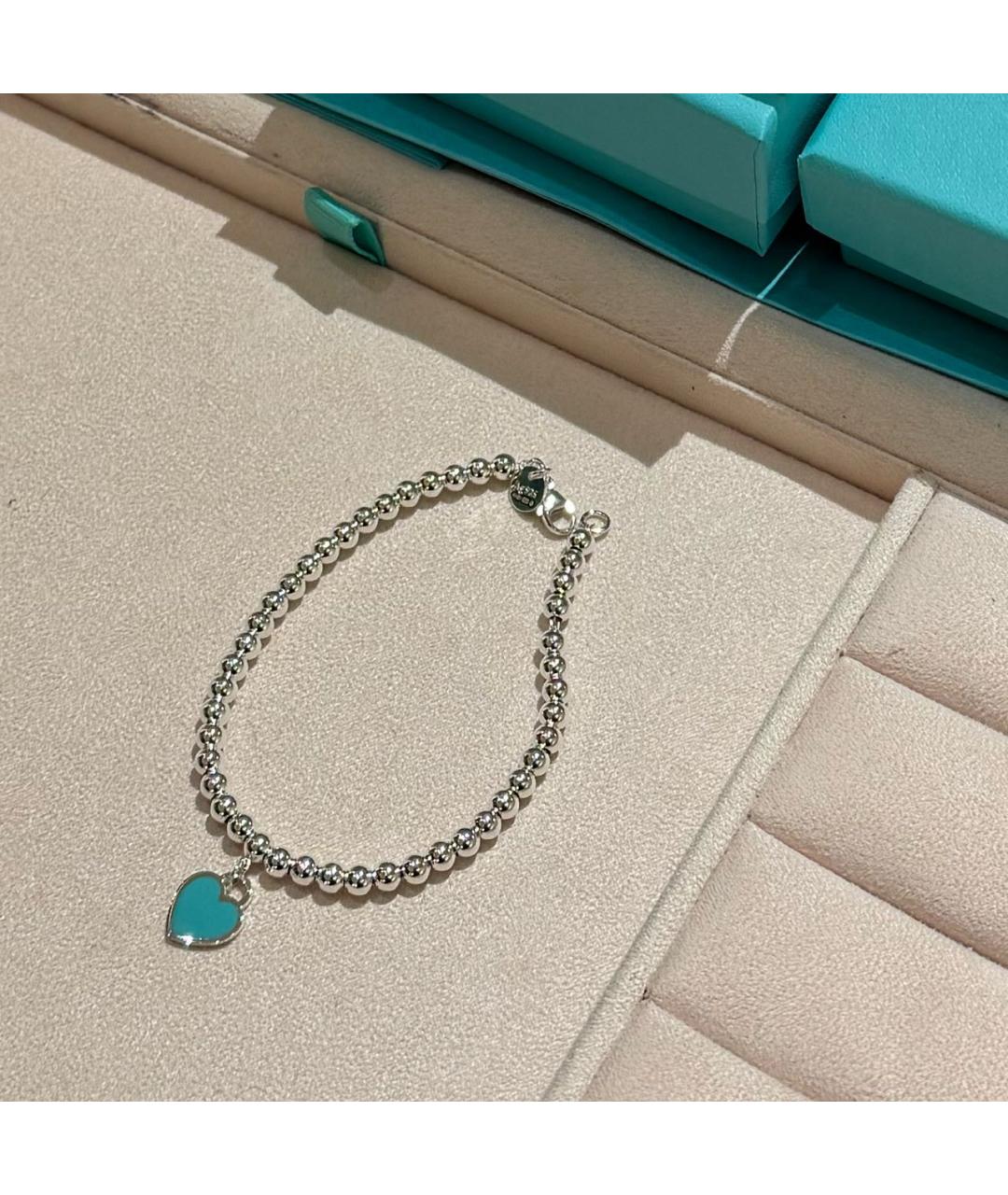 TIFFANY&CO Серебряный серебряный браслет, фото 5