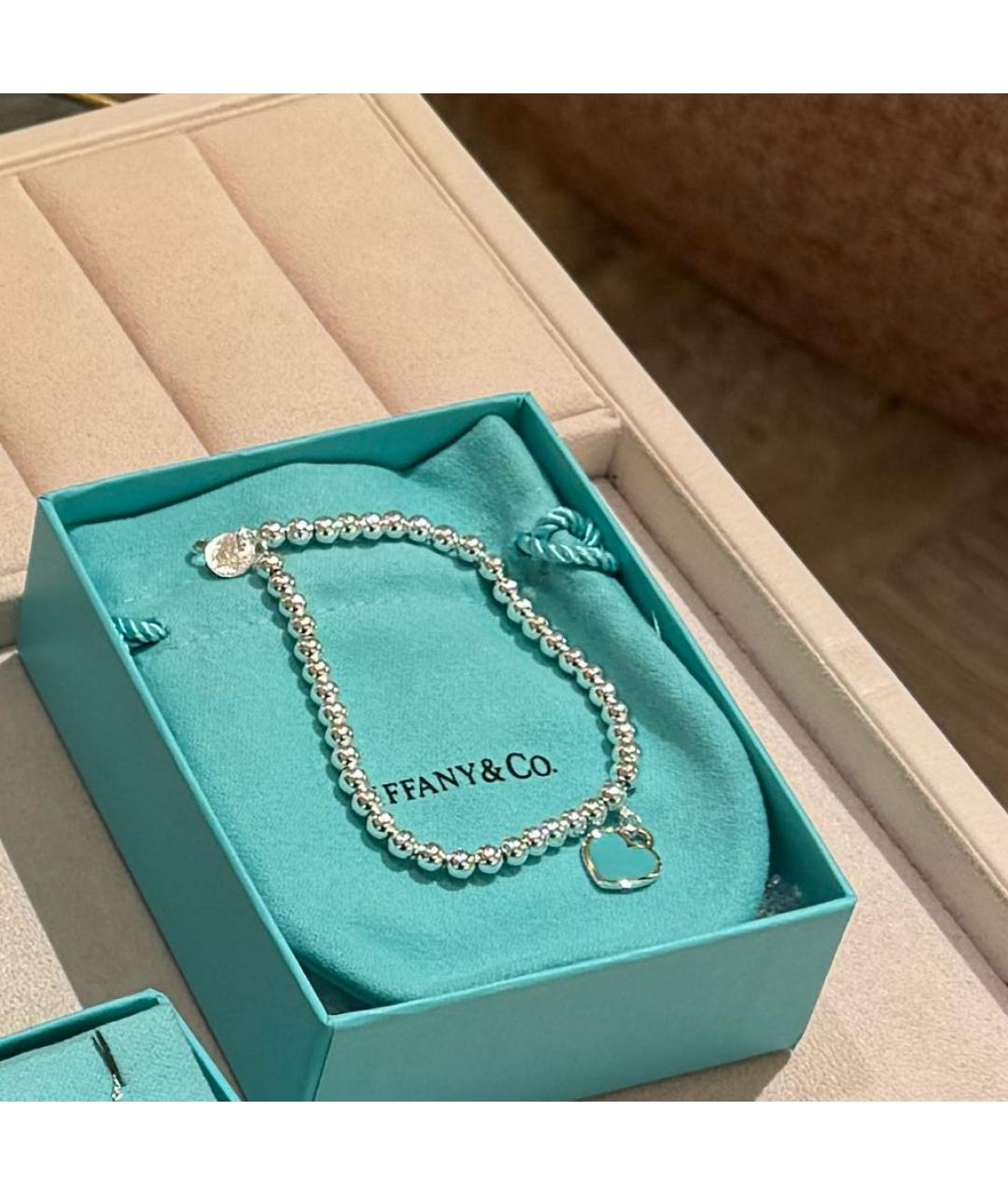 TIFFANY&CO Серебряный серебряный браслет, фото 6