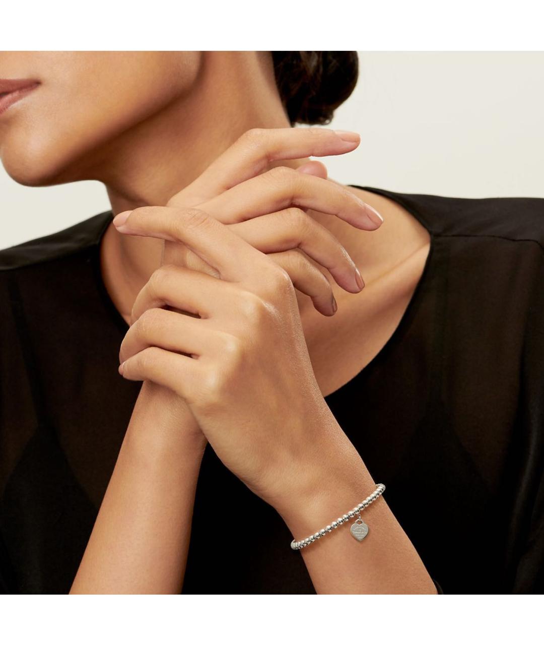TIFFANY&CO Серебряный серебряный браслет, фото 4