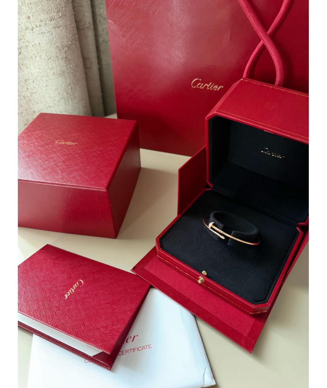 CARTIER Золотой браслет из розового золота, фото 2