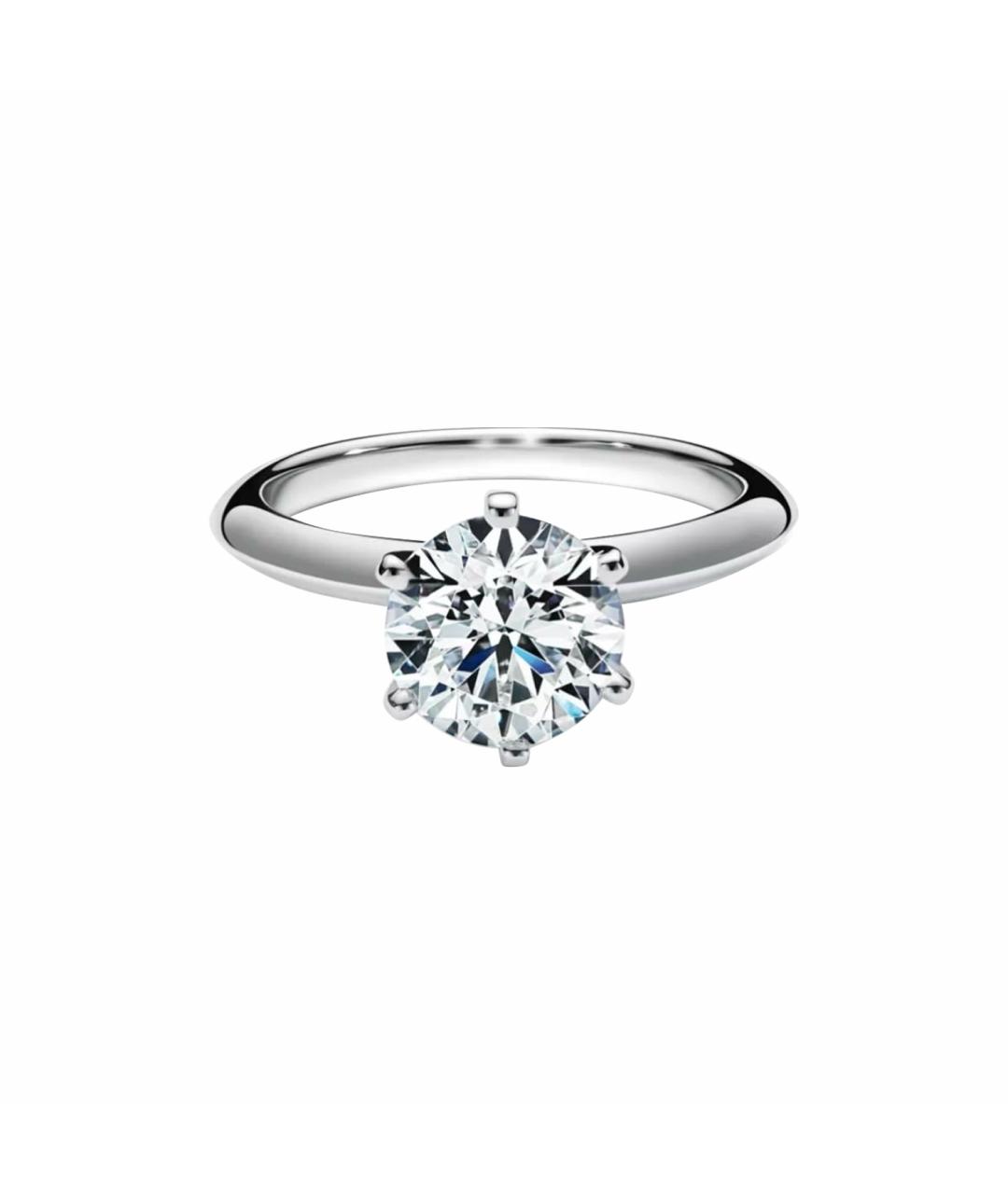 TIFFANY&CO Серебряное платиновое кольцо, фото 1