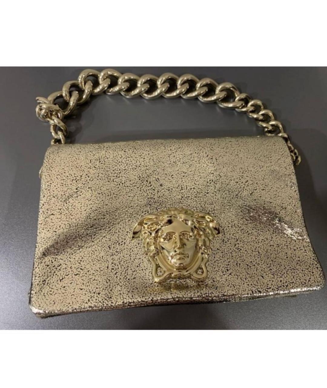 VERSACE Золотая сумка через плечо, фото 3