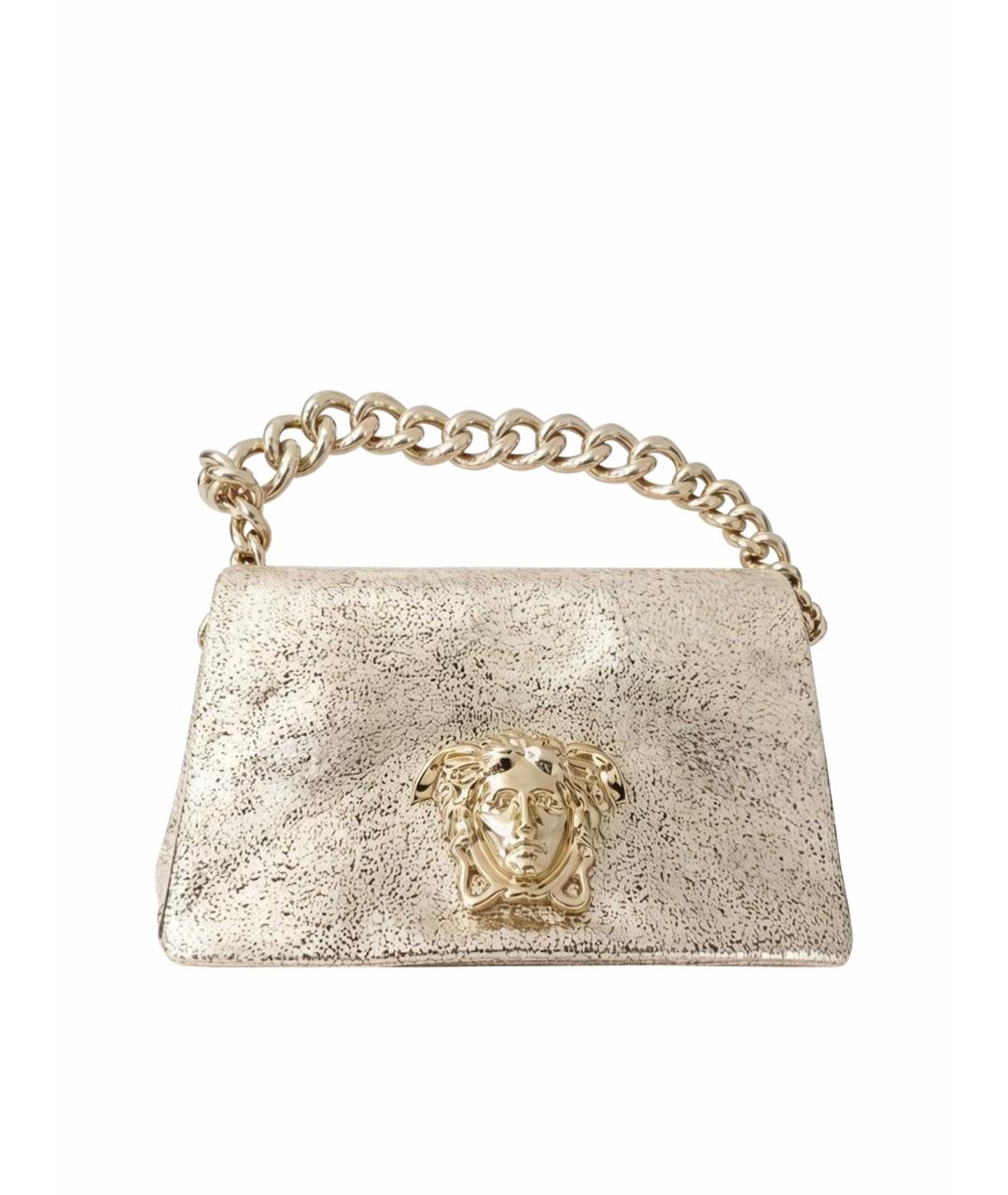 VERSACE Золотая сумка через плечо, фото 1
