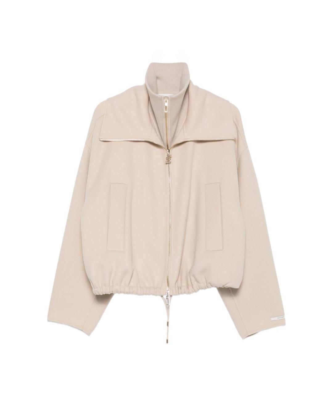 SPORTMAX Бежевая шерстяная куртка, фото 1