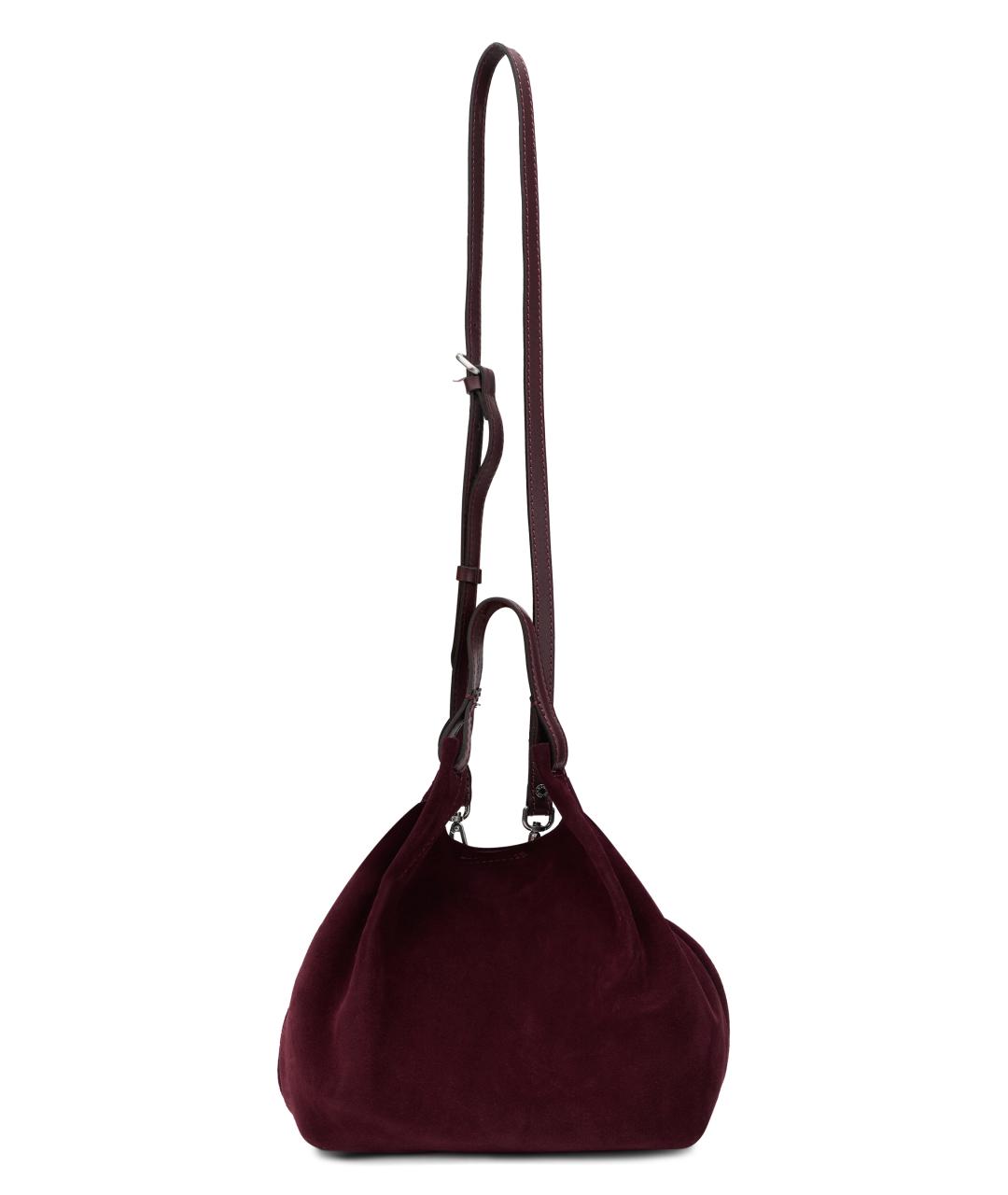 Gianni Chiarini Бордовая кожаная сумка тоут, фото 3