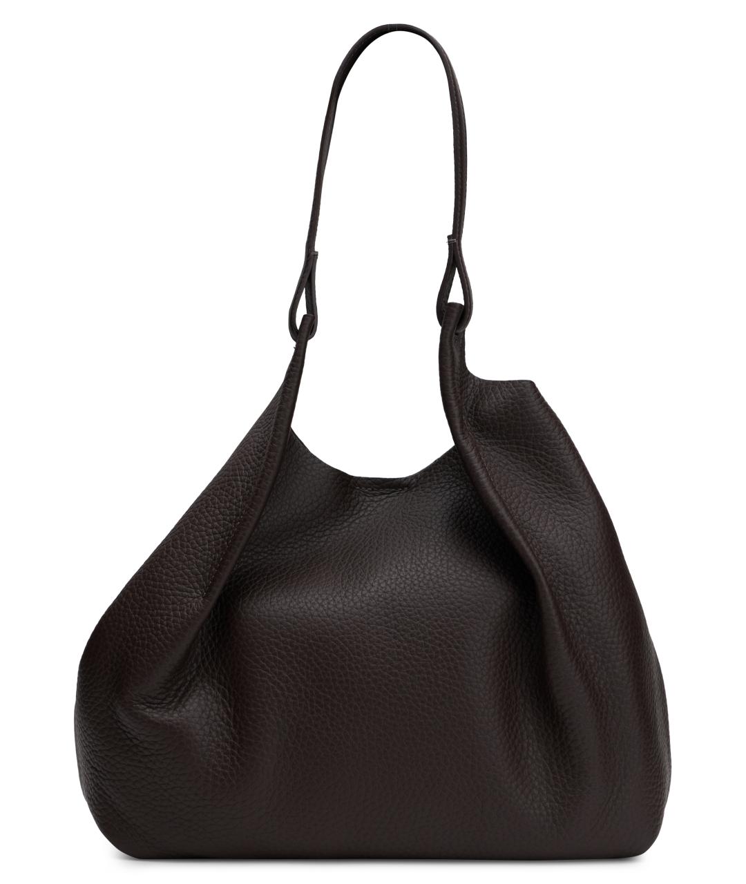 Gianni Chiarini Коричневая кожаная сумка тоут, фото 3