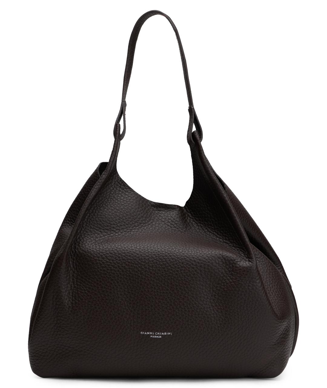 Gianni Chiarini Коричневая кожаная сумка тоут, фото 1