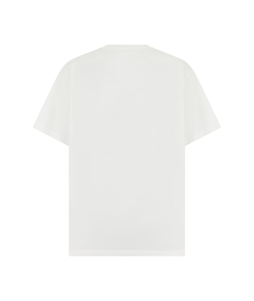 MM6 MAISON MARGIELA Белая хлопковая футболка, фото 2