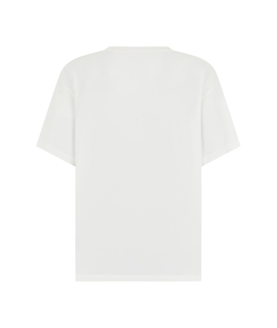 MM6 MAISON MARGIELA Белая хлопковая футболка, фото 2