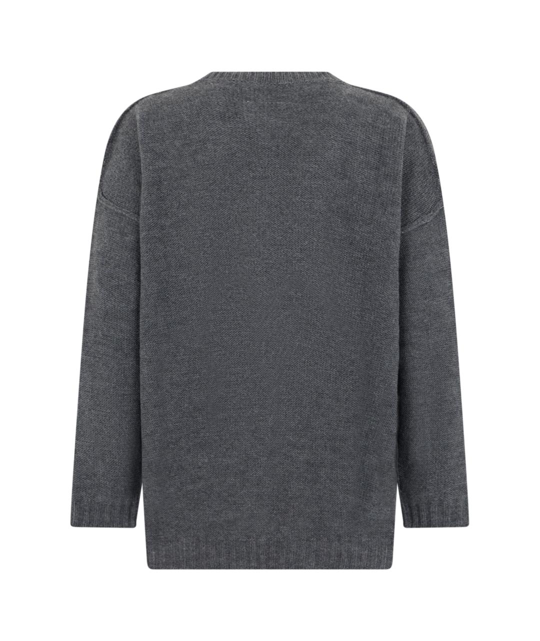 MM6 MAISON MARGIELA Серый шерстяной джемпер / свитер, фото 2