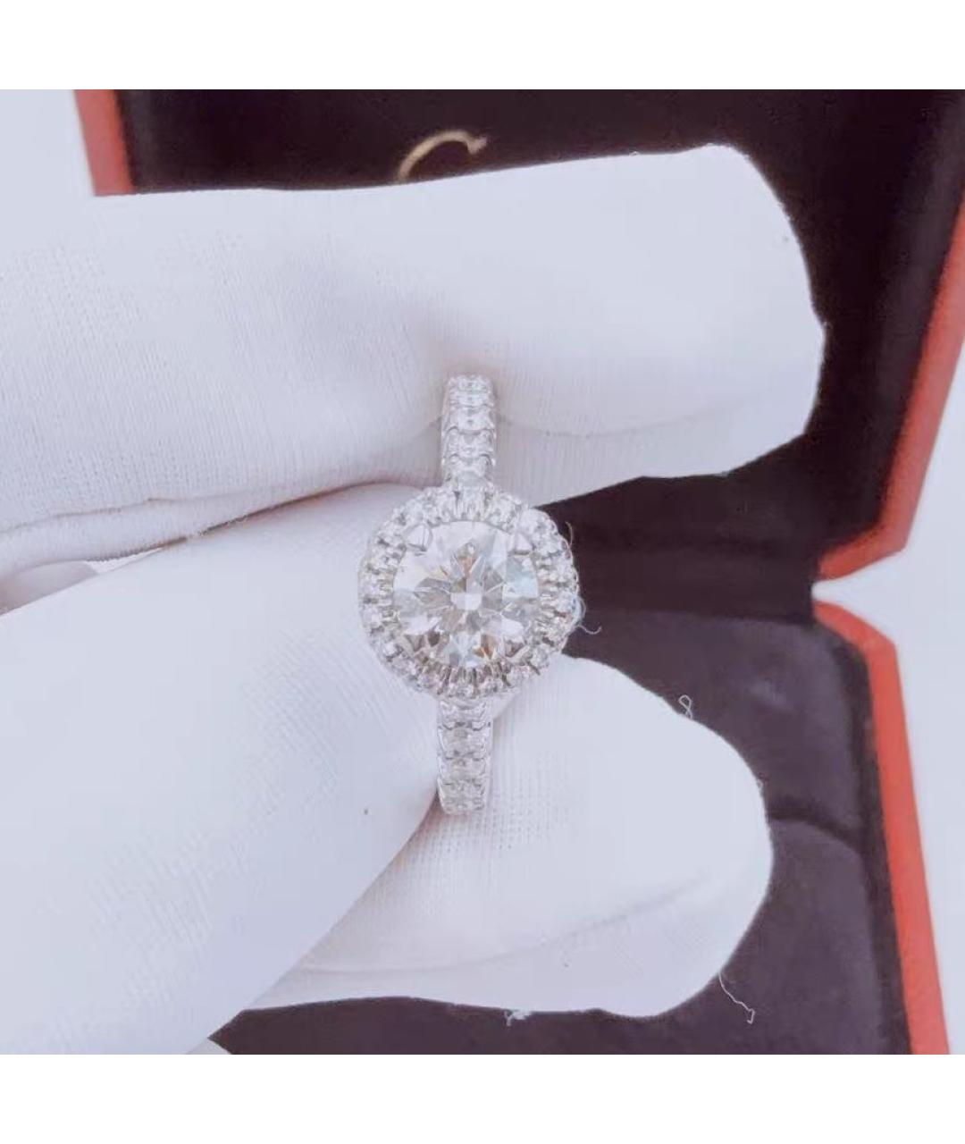 CARTIER Белое платиновое кольцо, фото 3