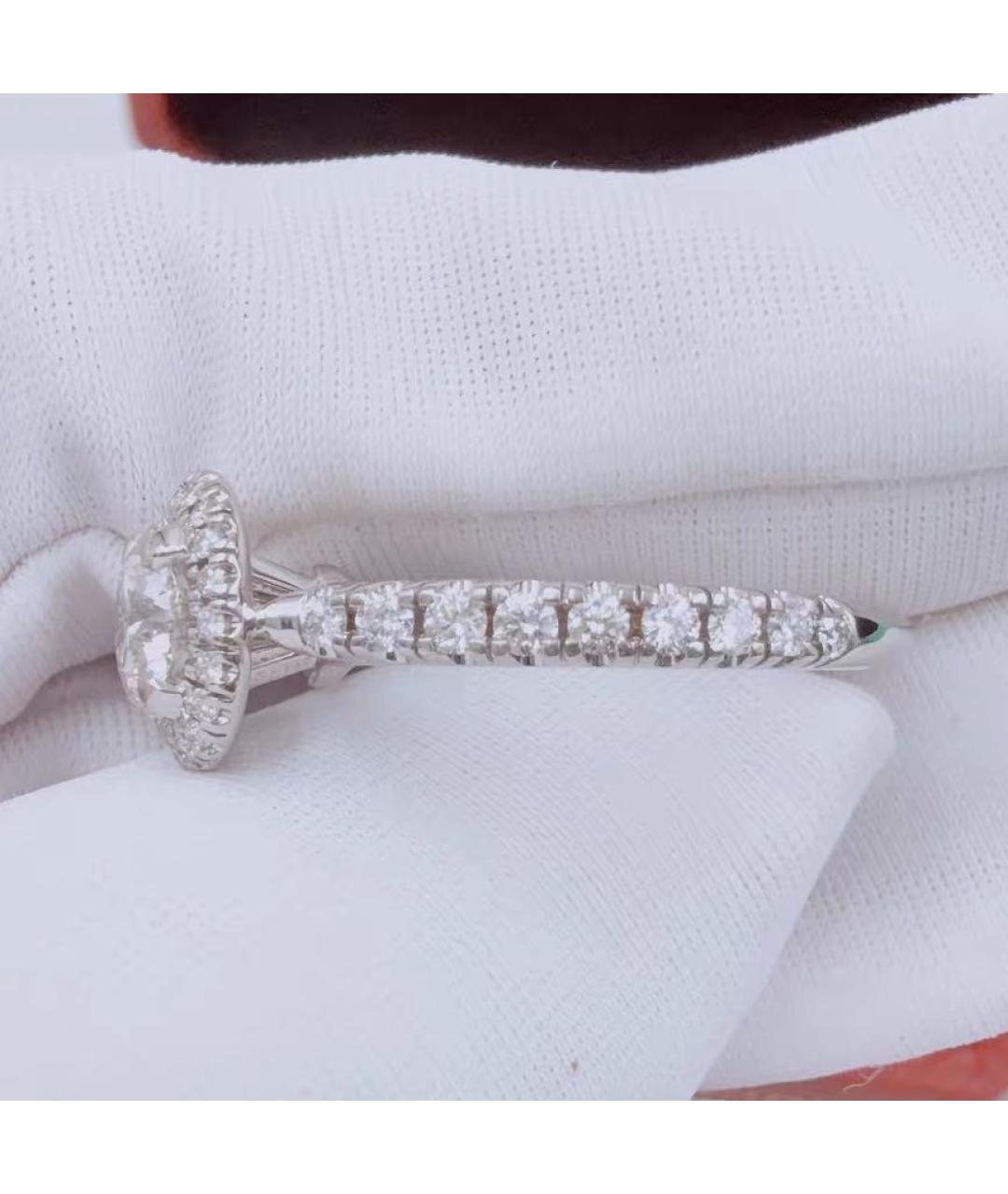 CARTIER Белое платиновое кольцо, фото 5