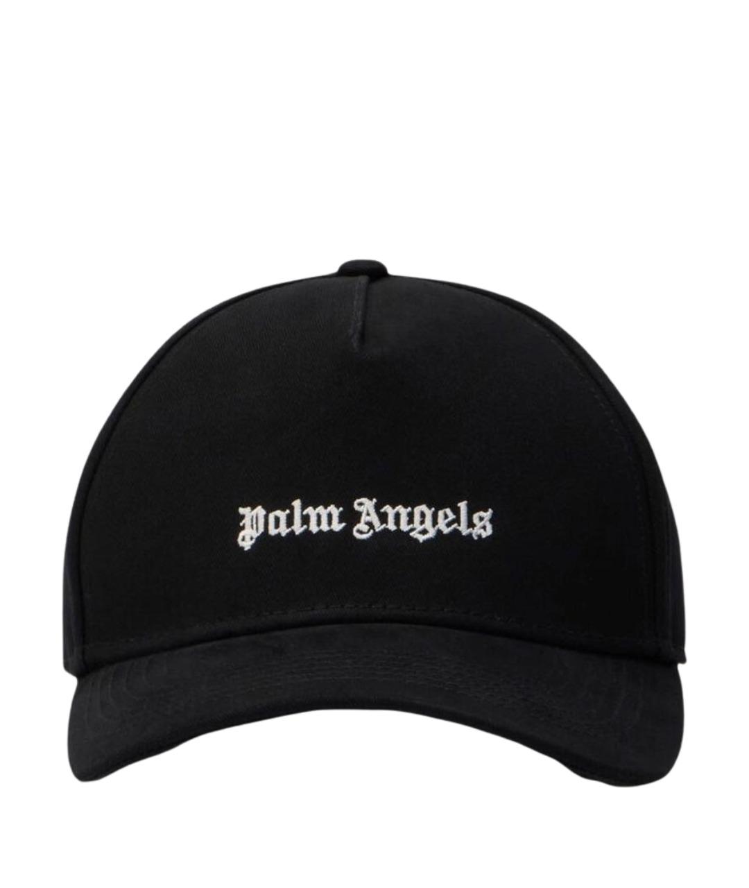 PALM ANGELS Черная хлопковая кепка/бейсболка, фото 1