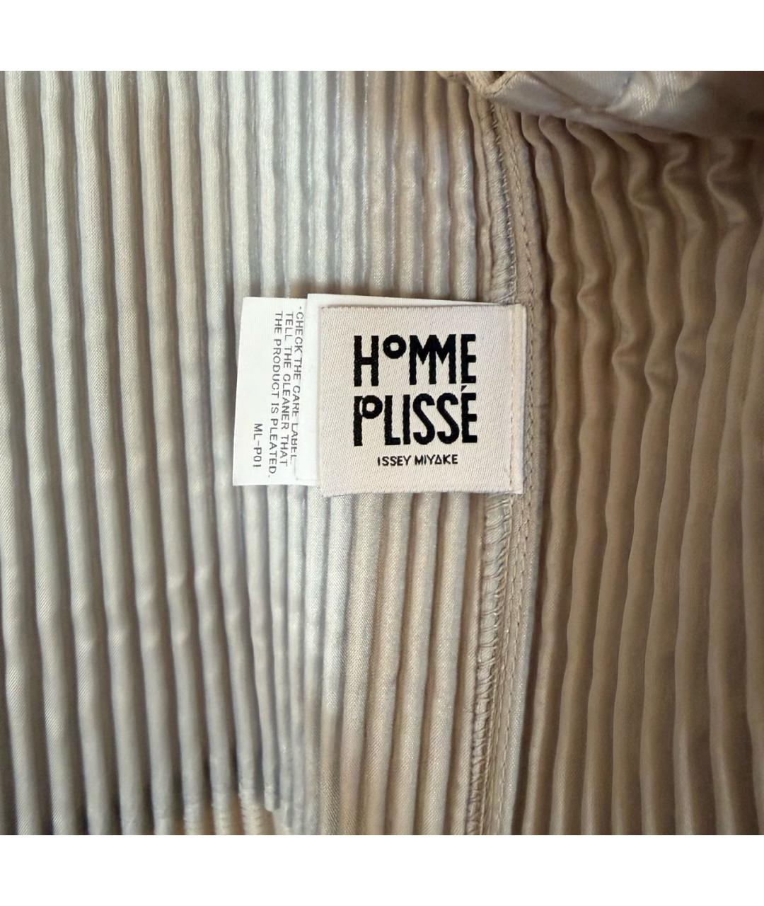HOMME PLISSE ISSEY MIYAKE Серый полиэстеровый пиджак, фото 6