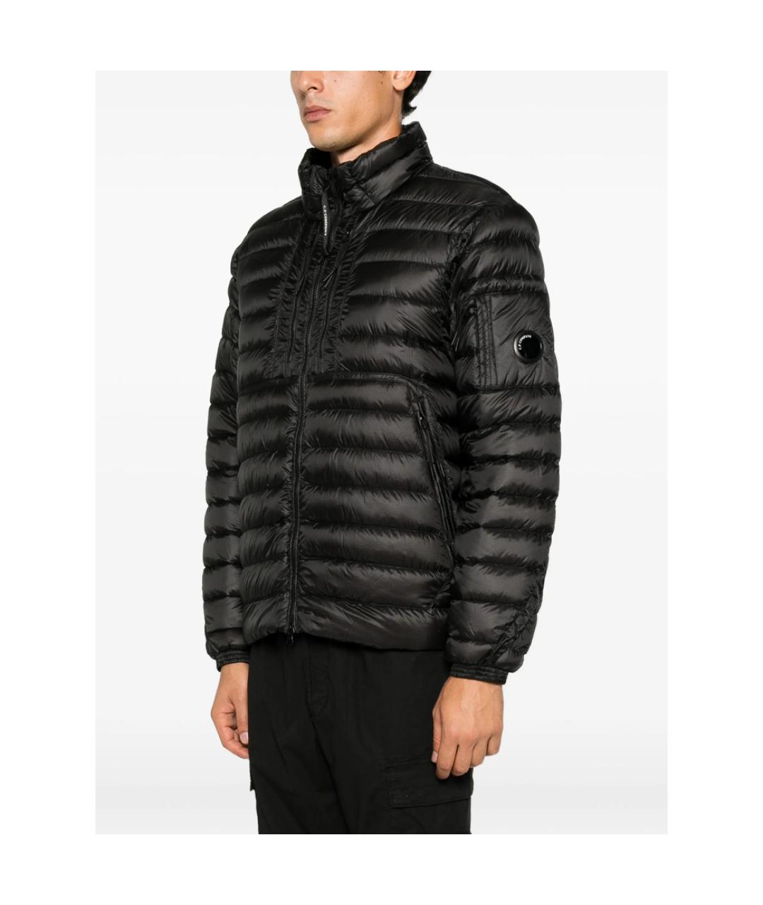 CP COMPANY Черная полиамидовая куртка, фото 4