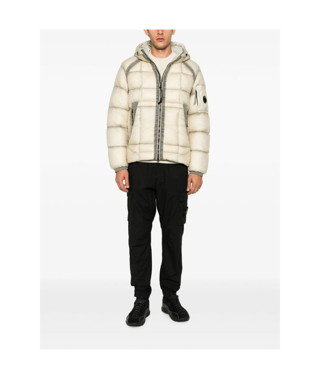CP COMPANY Белый полиамидовый пуховик, фото 2