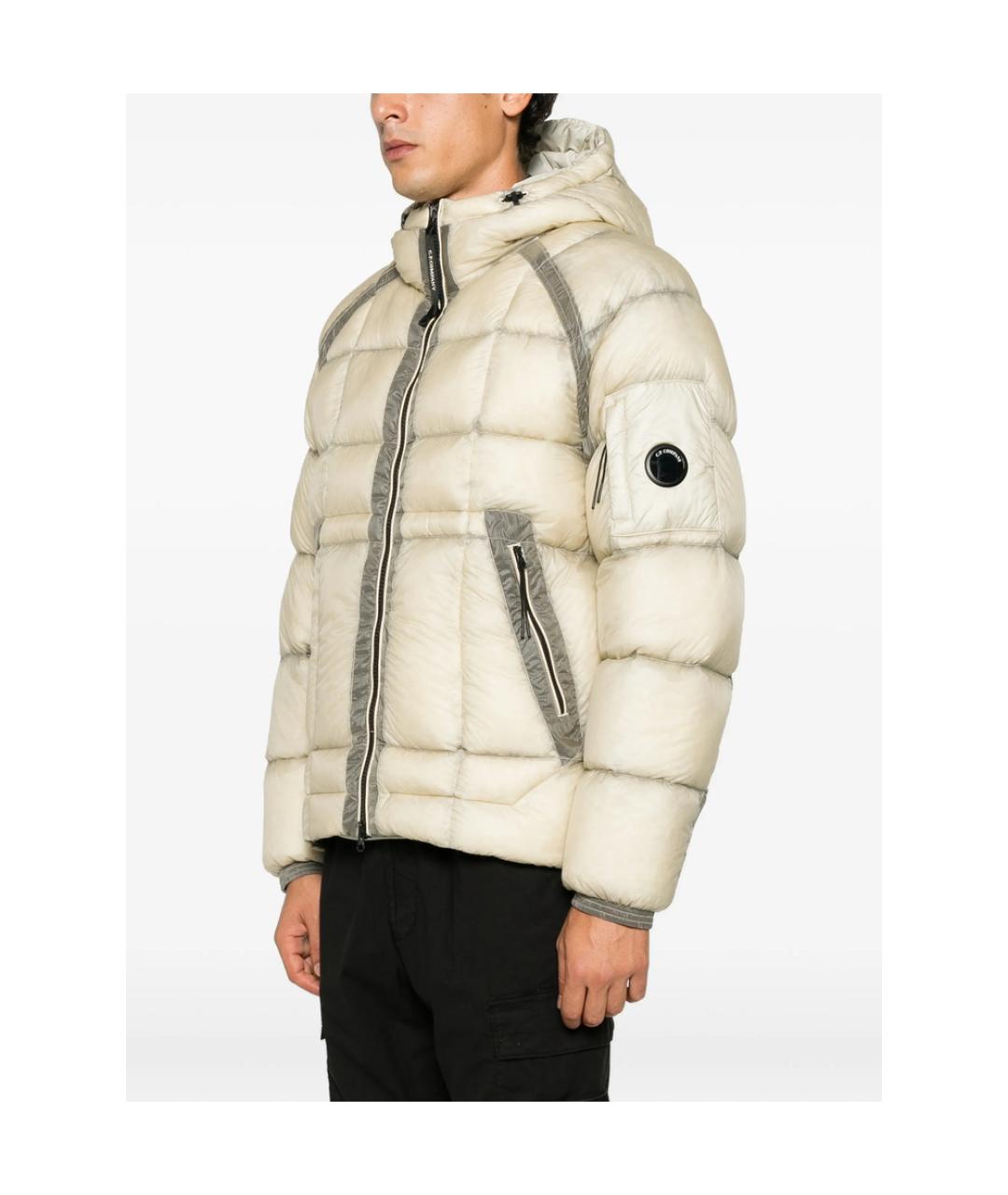 CP COMPANY Белый полиамидовый пуховик, фото 4