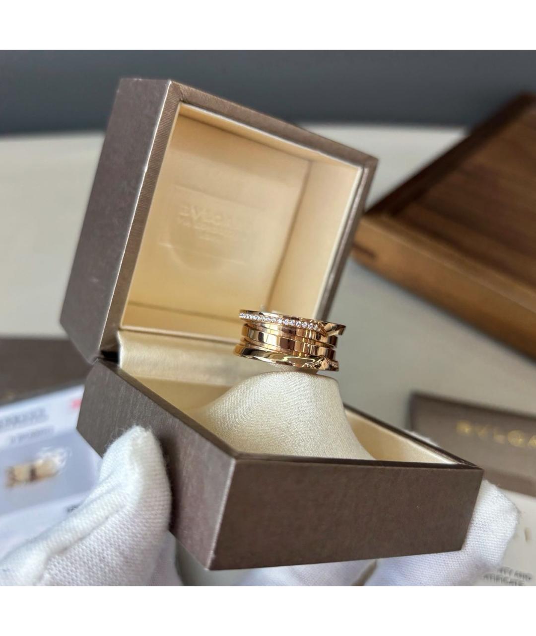 BVLGARI Розовое кольцо из розового золота, фото 2