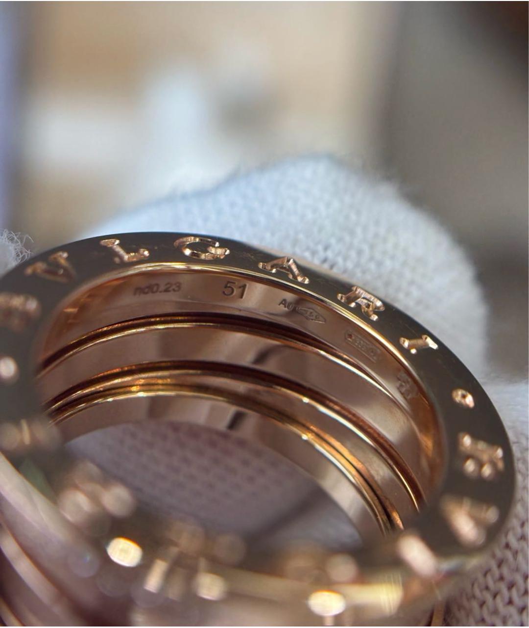 BVLGARI Розовое кольцо из розового золота, фото 6