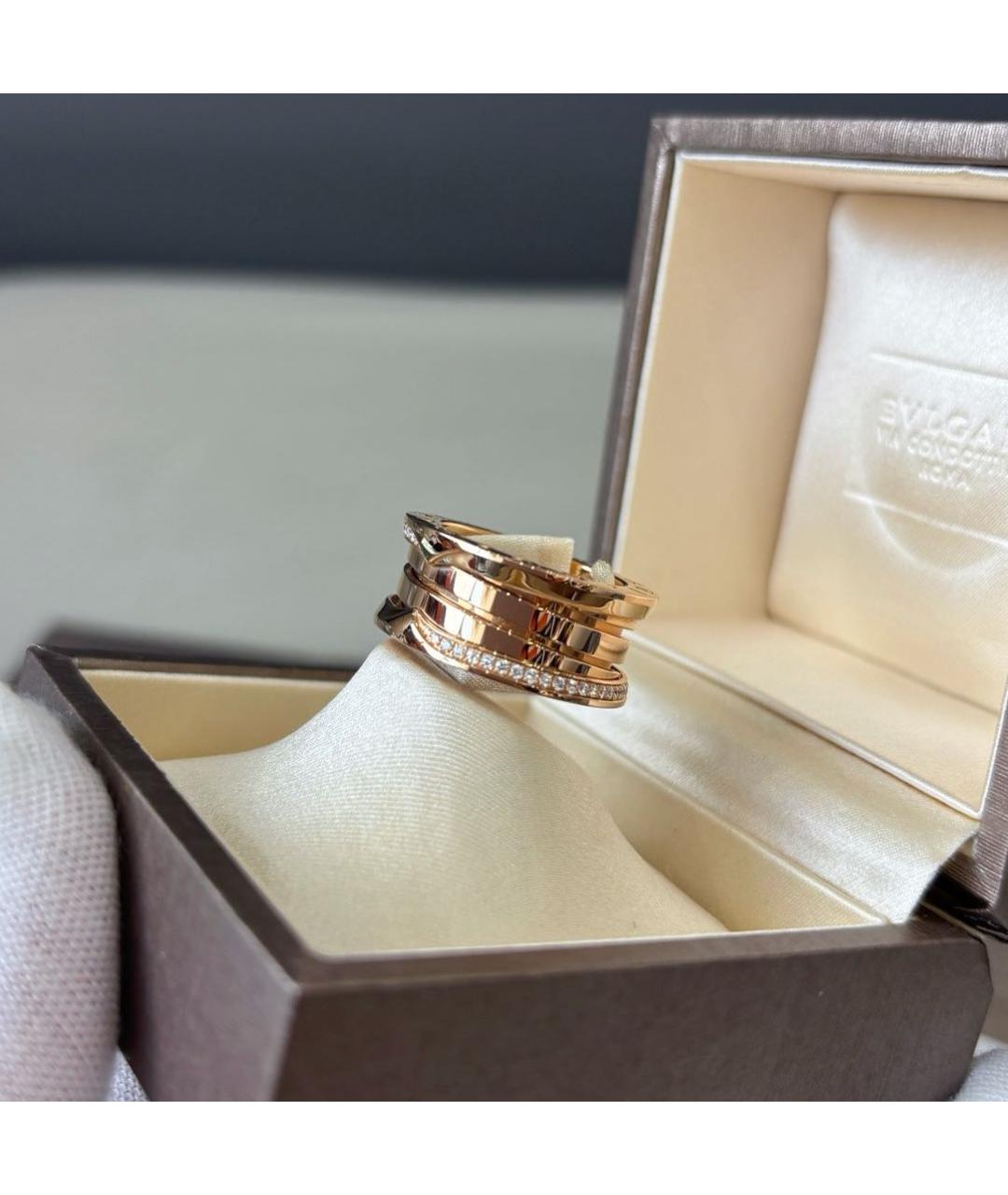 BVLGARI Розовое кольцо из розового золота, фото 3