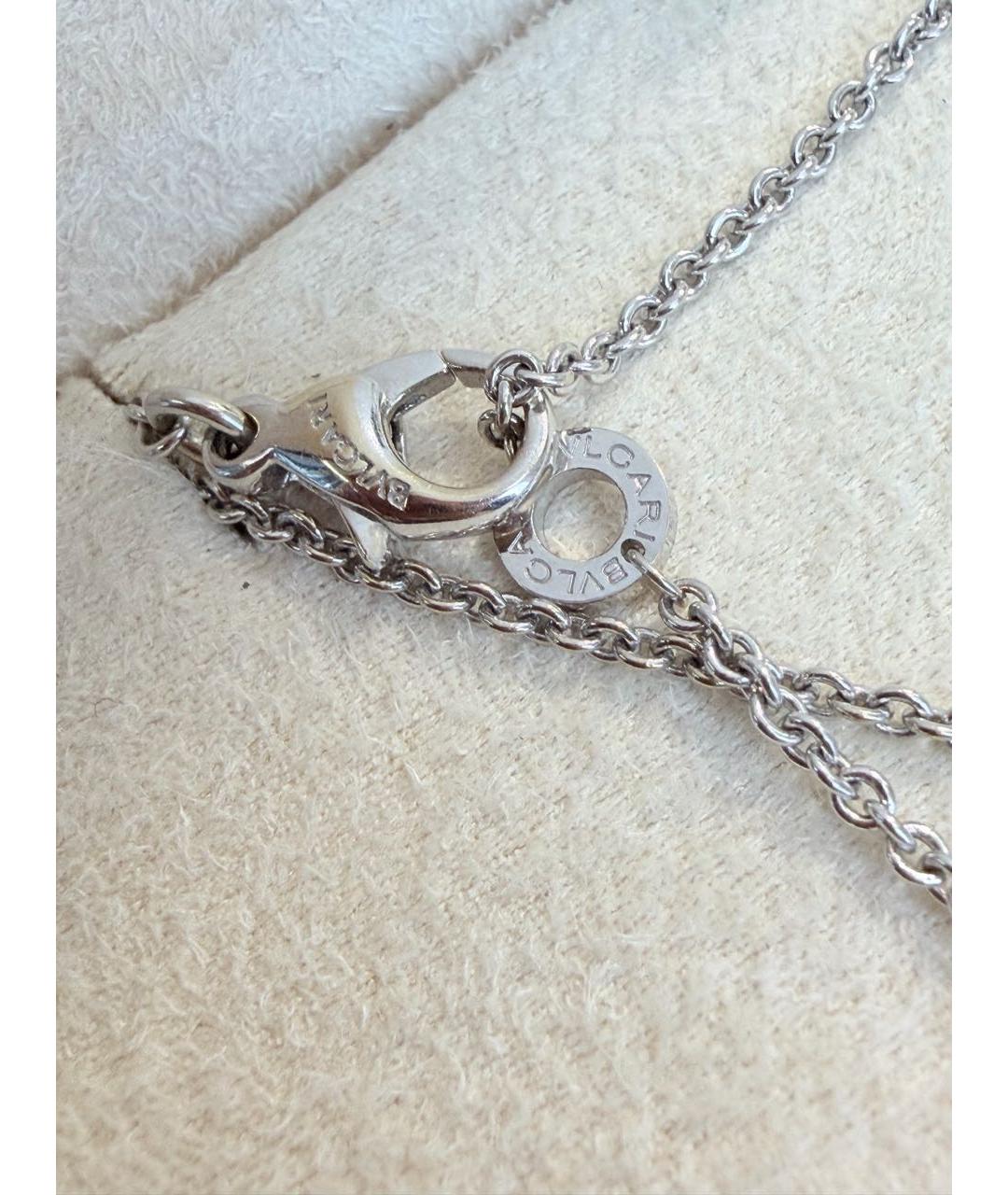 BVLGARI Белый кулон из белого золота, фото 6