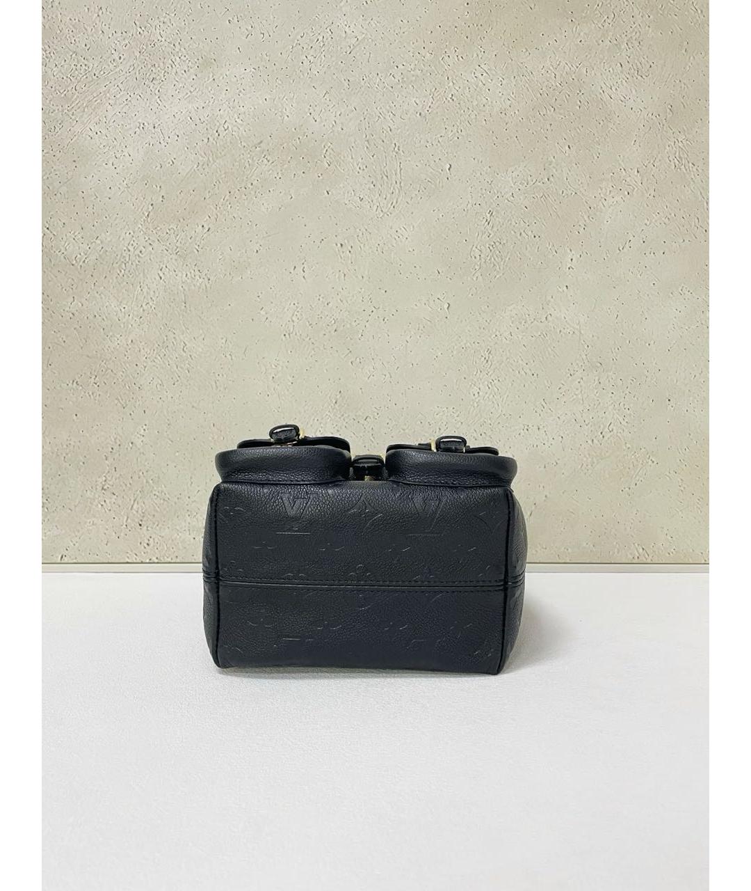 LOUIS VUITTON Черный кожаный рюкзак, фото 6