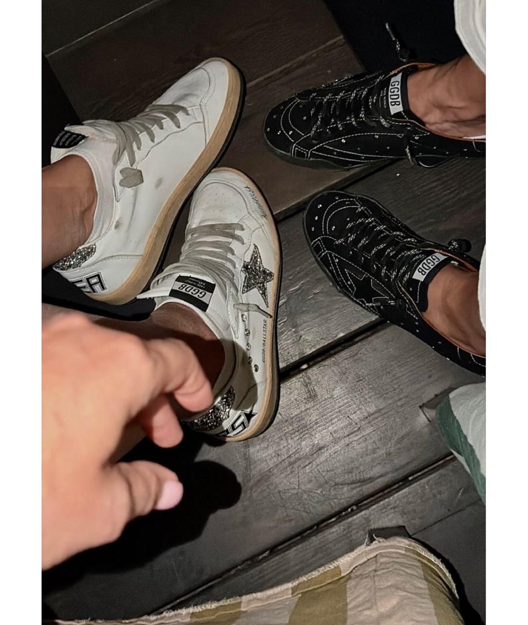 GOLDEN GOOSE Белые кожаные кеды, фото 6