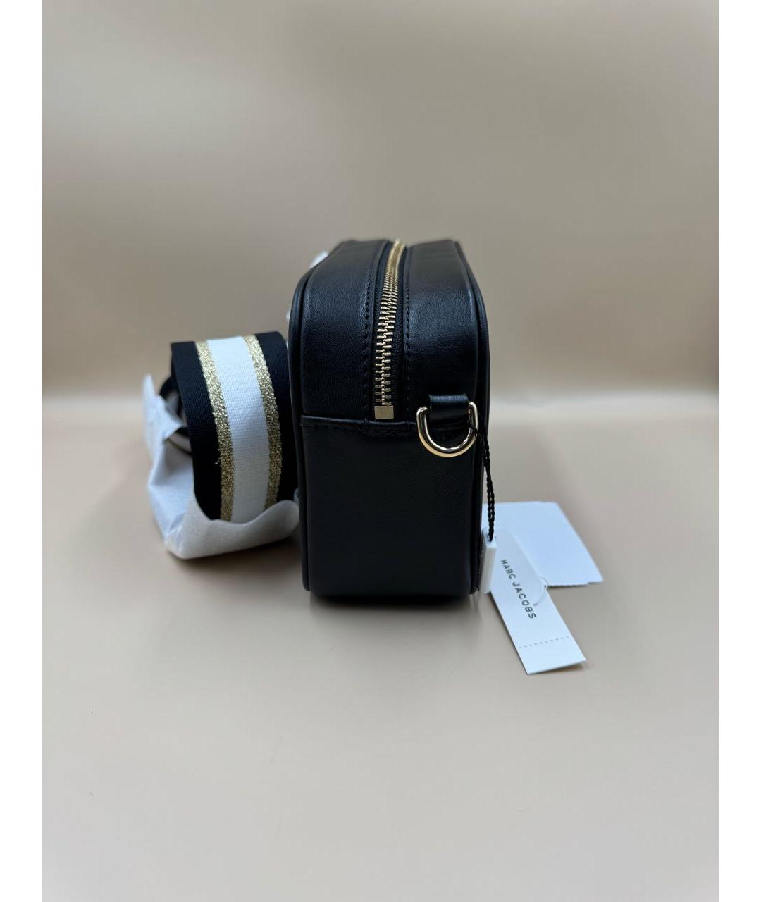 MARC JACOBS Черная кожаная сумка через плечо, фото 3