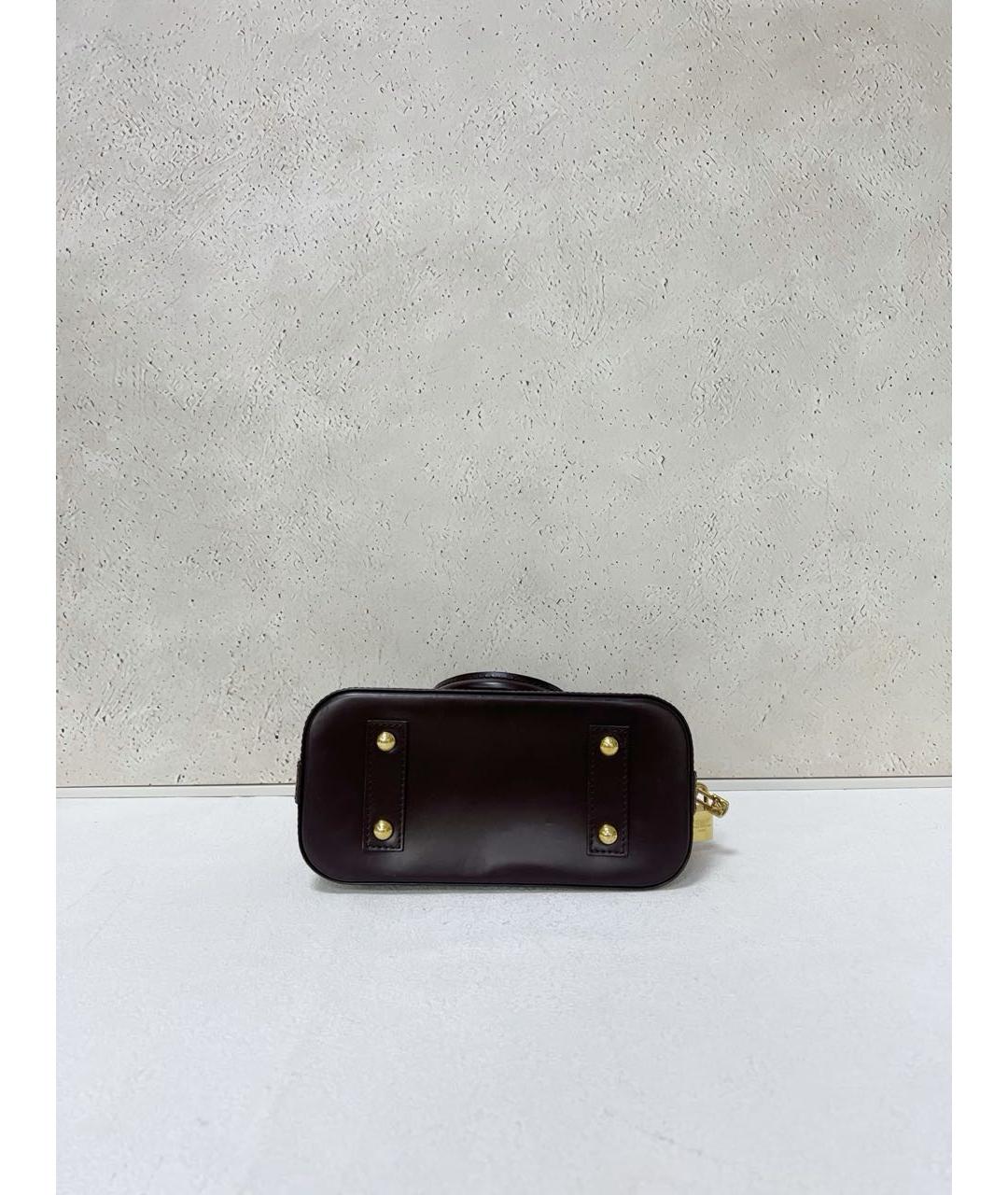 LOUIS VUITTON Коричневая канва сумка с короткими ручками, фото 6