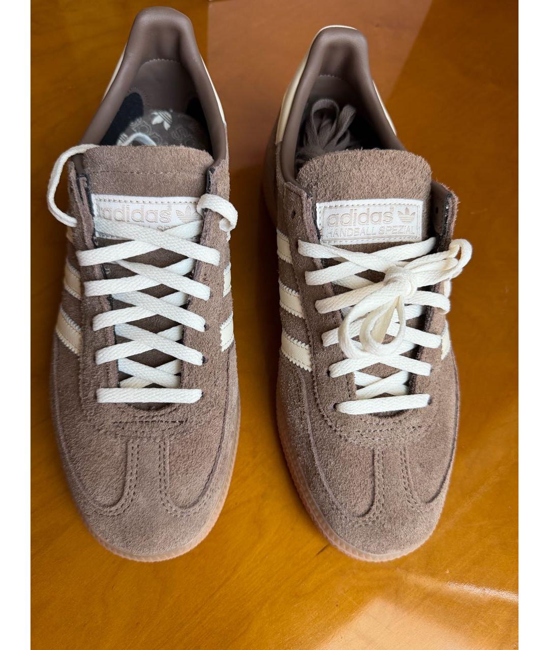 ADIDAS Коричневые замшевые кеды, фото 3