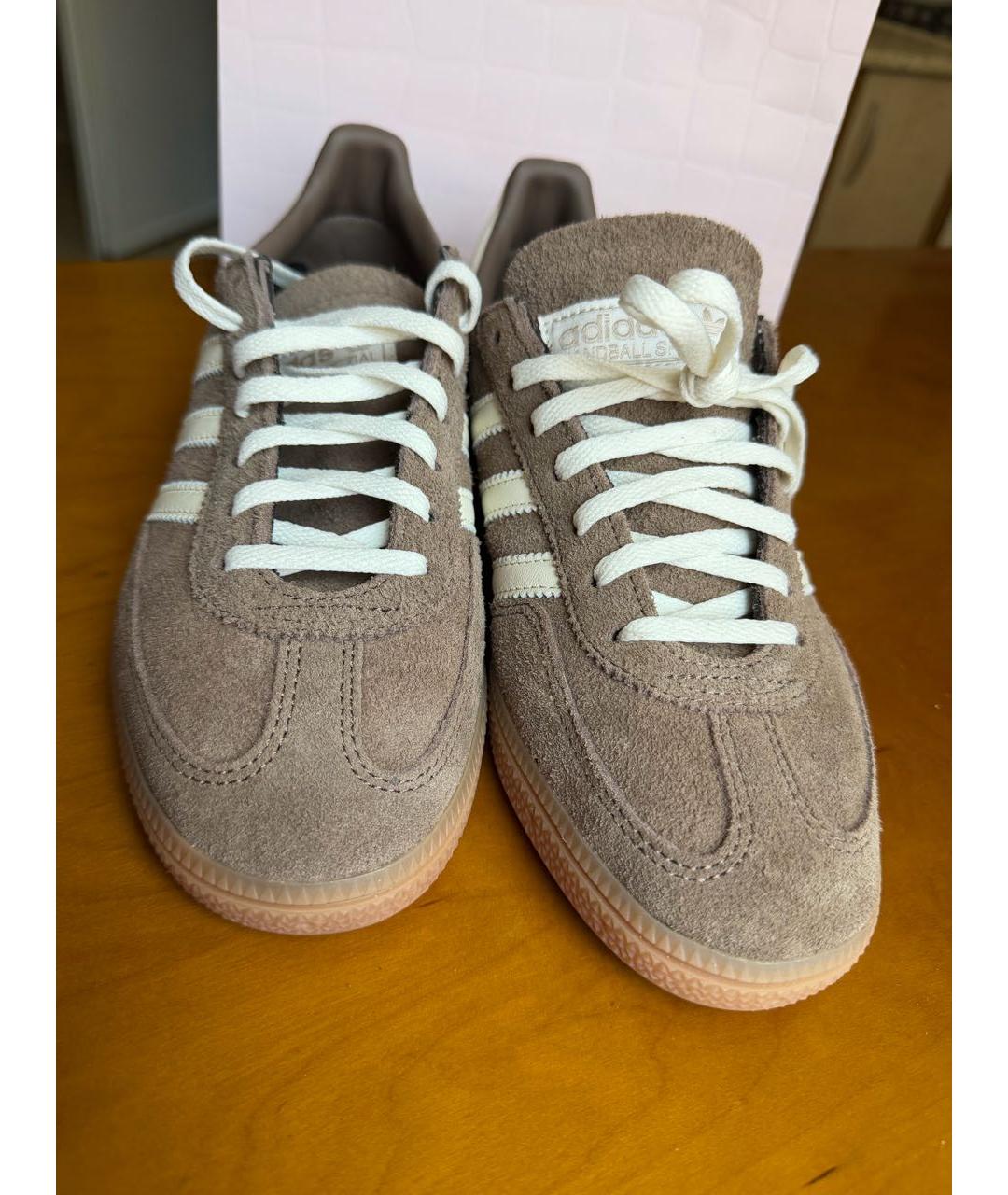 ADIDAS Коричневые замшевые кеды, фото 2