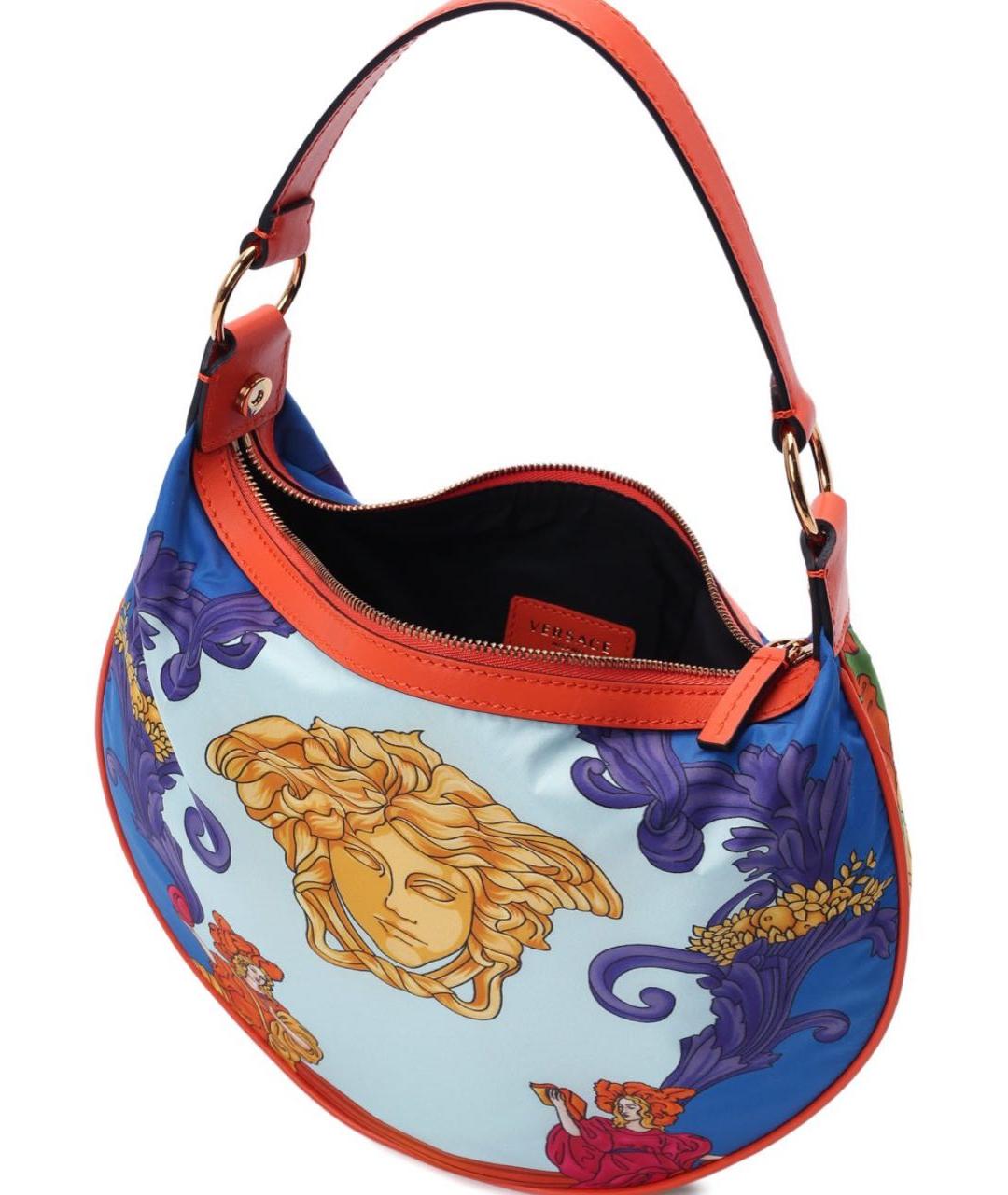 VERSACE Мульти нейлоновая сумка с короткими ручками, фото 3