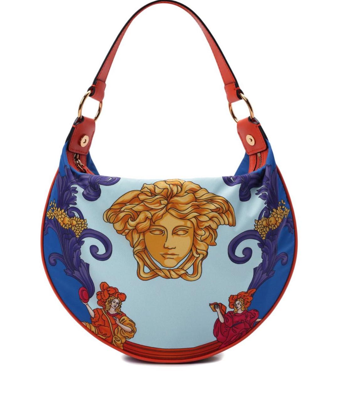 VERSACE Мульти нейлоновая сумка с короткими ручками, фото 2