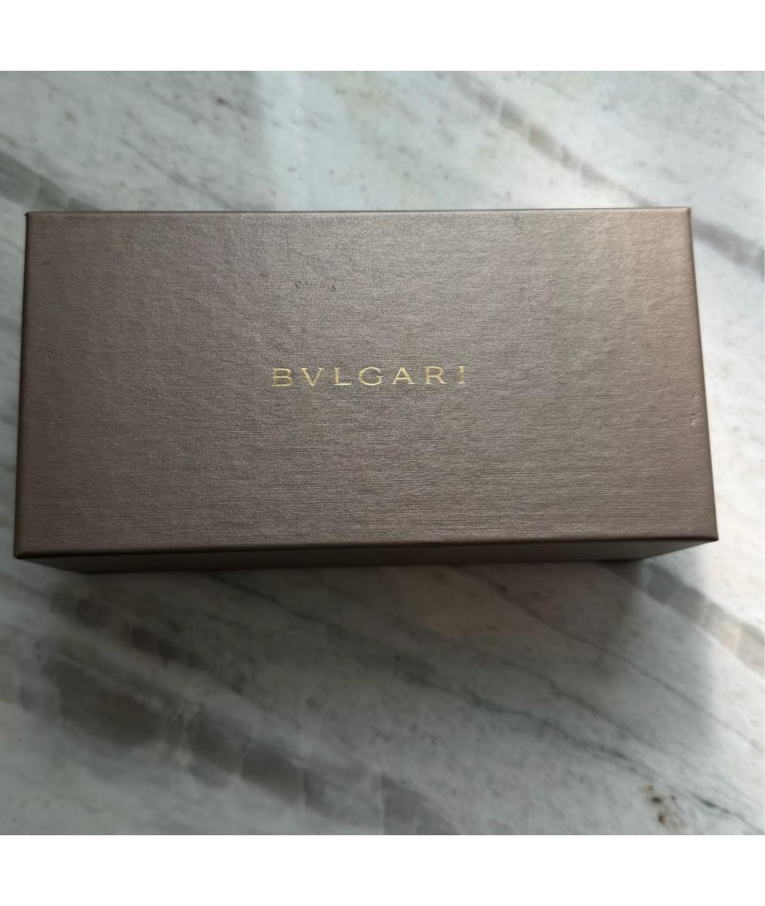 BVLGARI Черные металлические солнцезащитные очки, фото 4