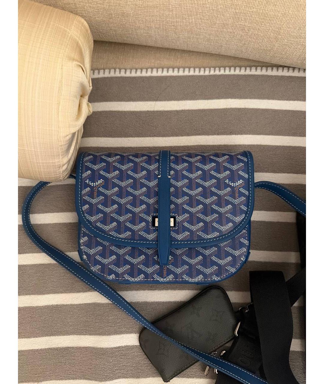 GOYARD Синяя канва сумка на плечо, фото 5
