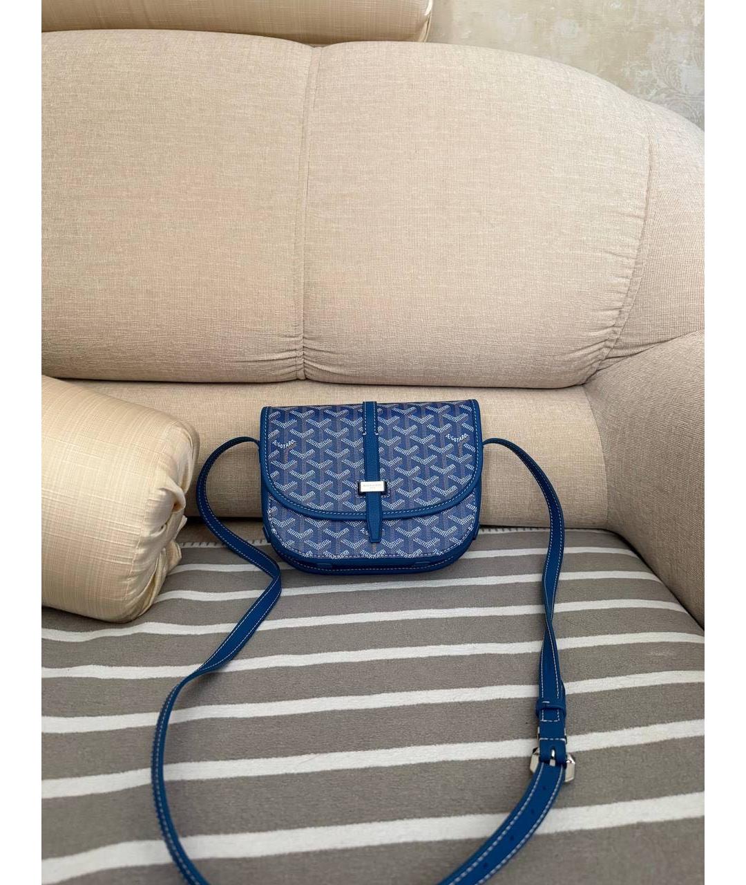 GOYARD Синяя канва сумка на плечо, фото 2