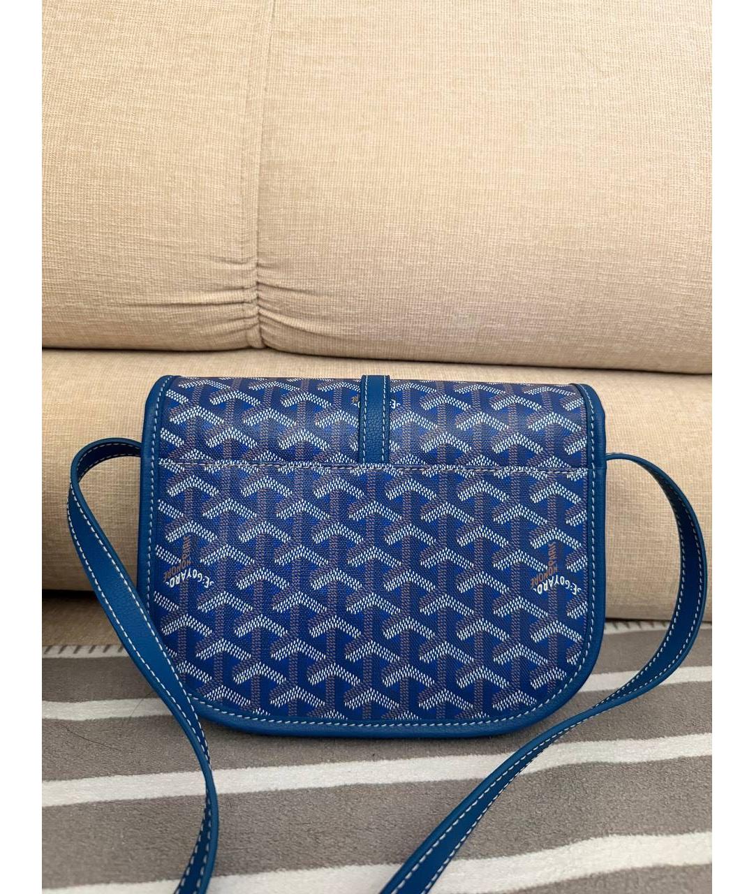 GOYARD Синяя канва сумка на плечо, фото 3