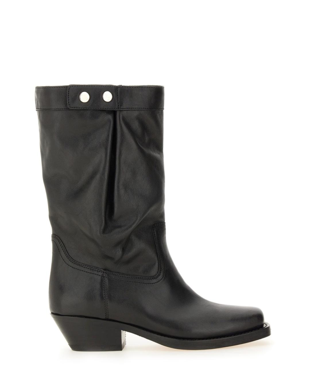 ISABEL MARANT Черные кожаные ботинки, фото 1