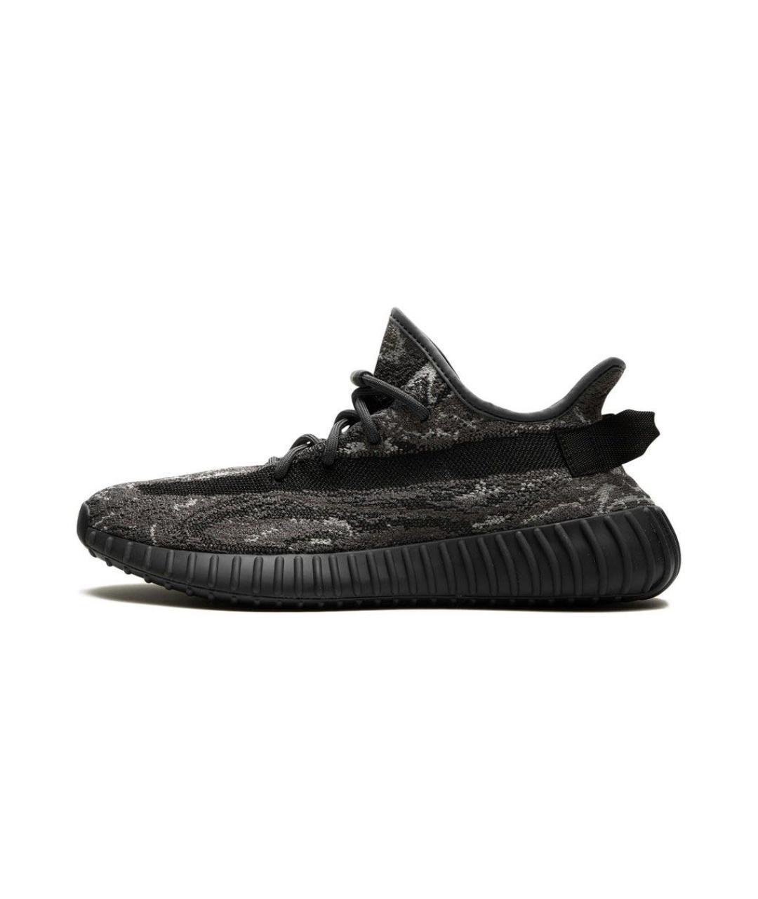 ADIDAS YEEZY Антрацитовые текстильные кроссовки, фото 8