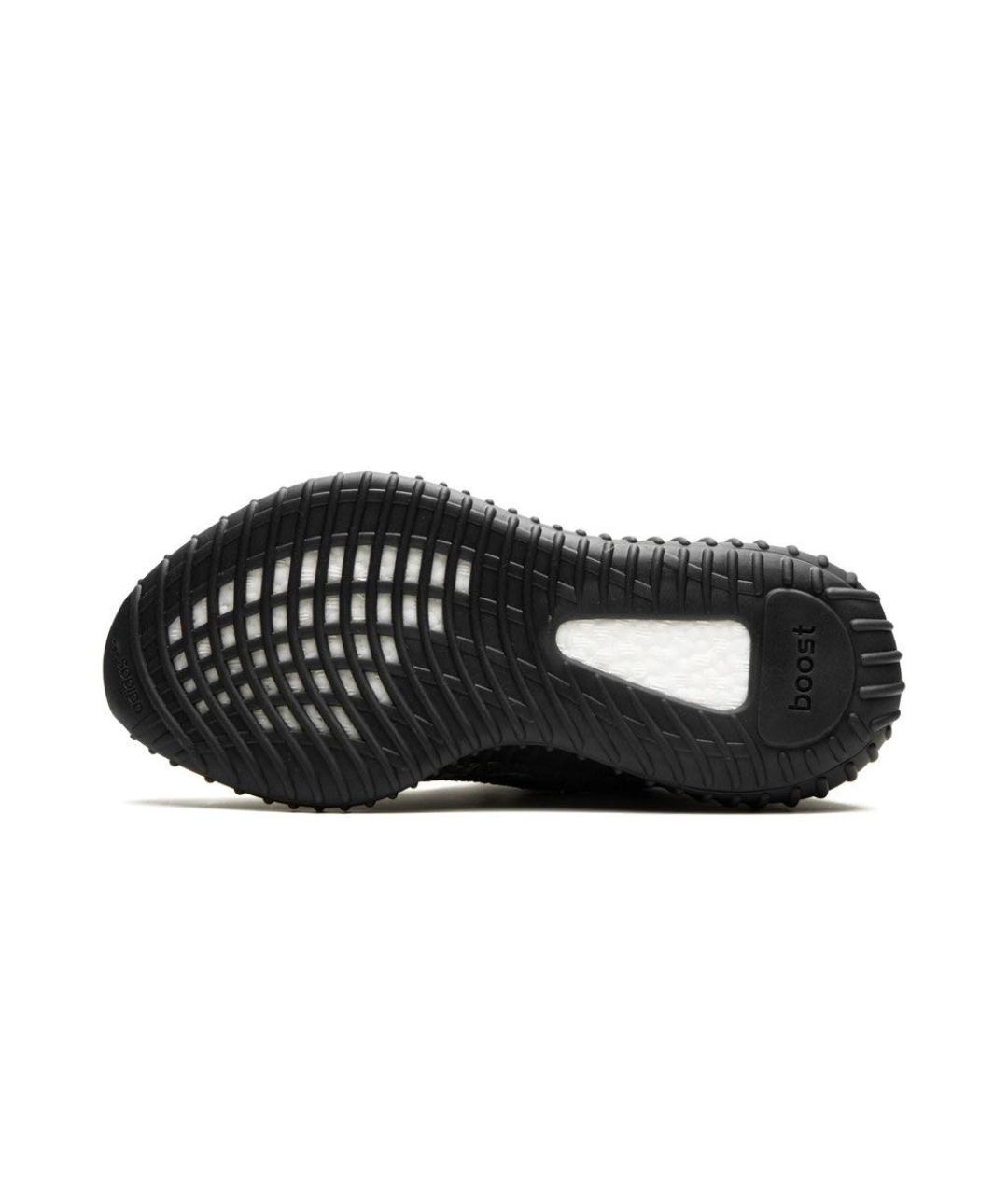 ADIDAS YEEZY Антрацитовые текстильные кроссовки, фото 4