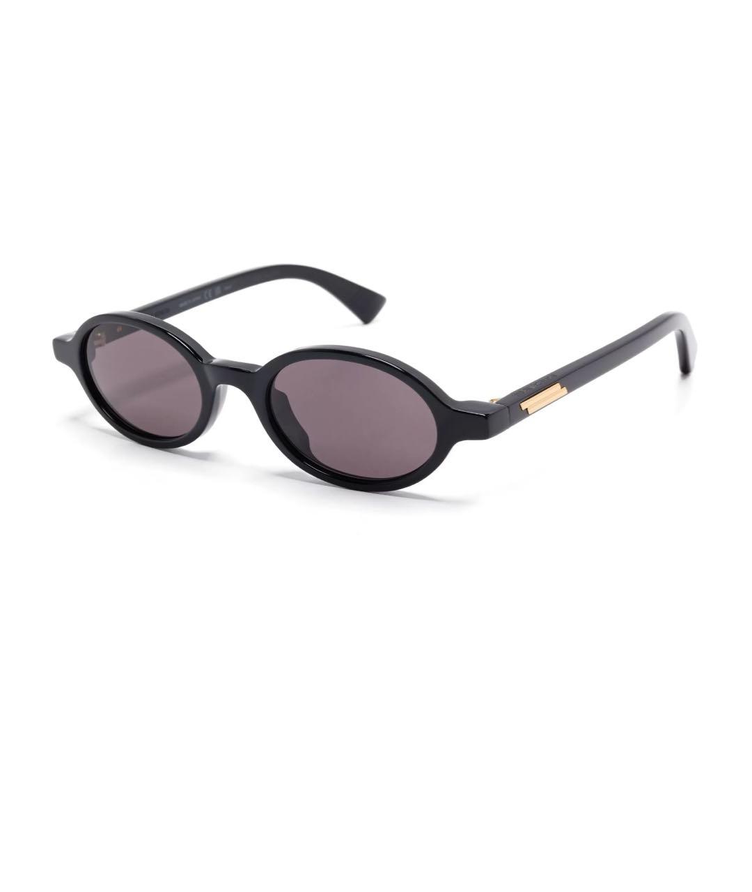 BOTTEGA VENETA Черные пластиковые солнцезащитные очки, фото 1