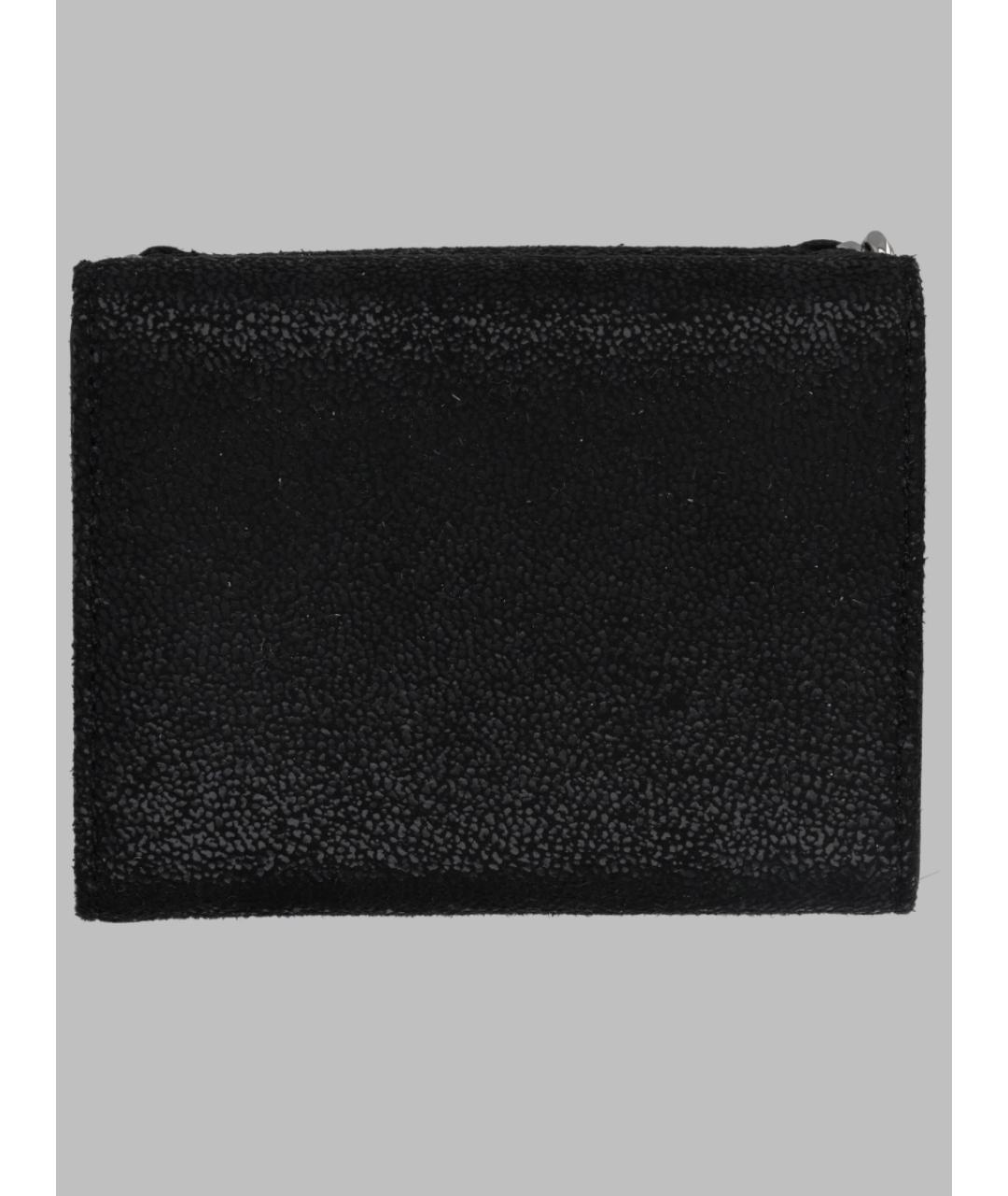 STELLA MCCARTNEY Черный кошелек из искусственной кожи, фото 2