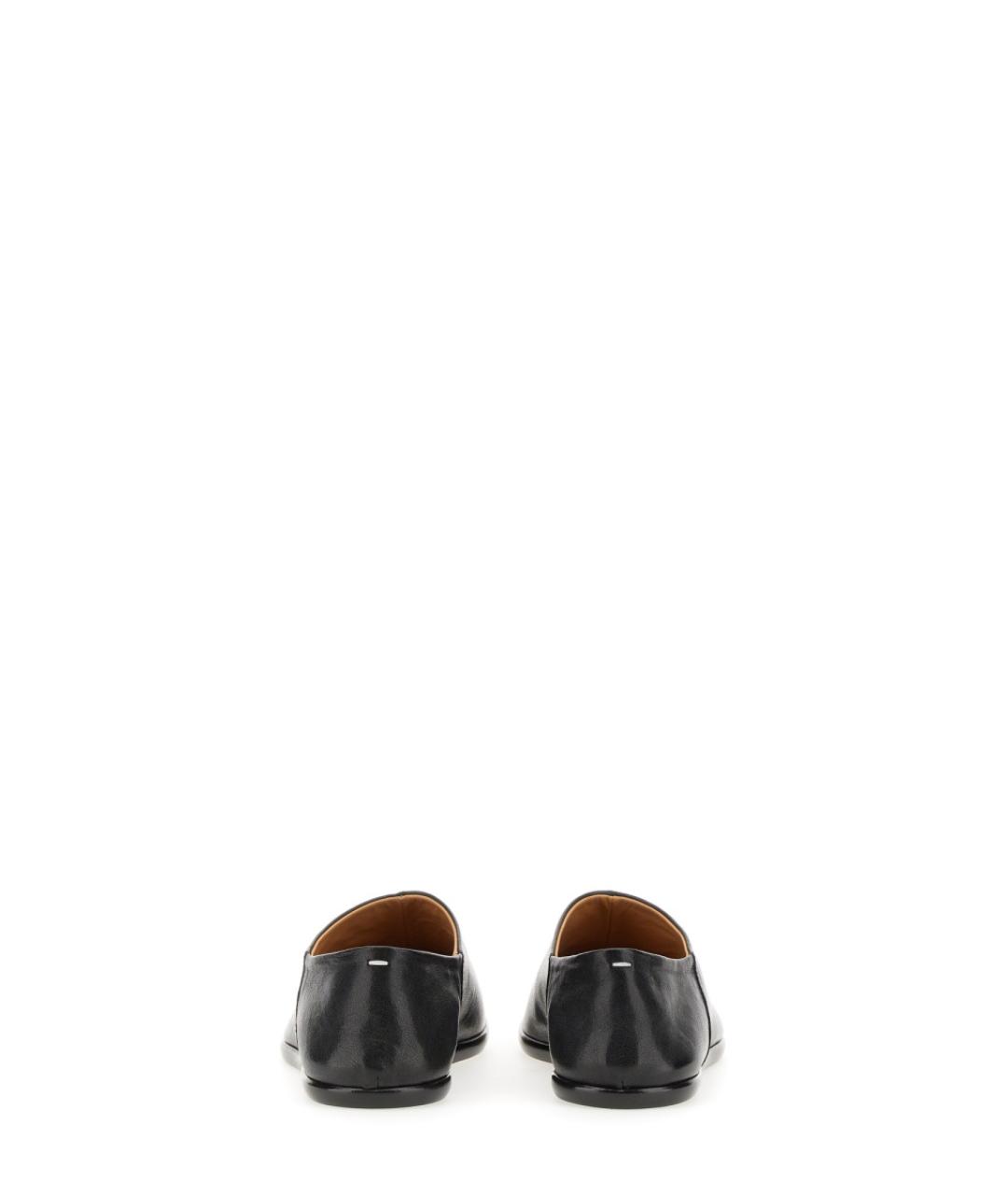 MAISON MARGIELA Черные кожаные лоферы, фото 7