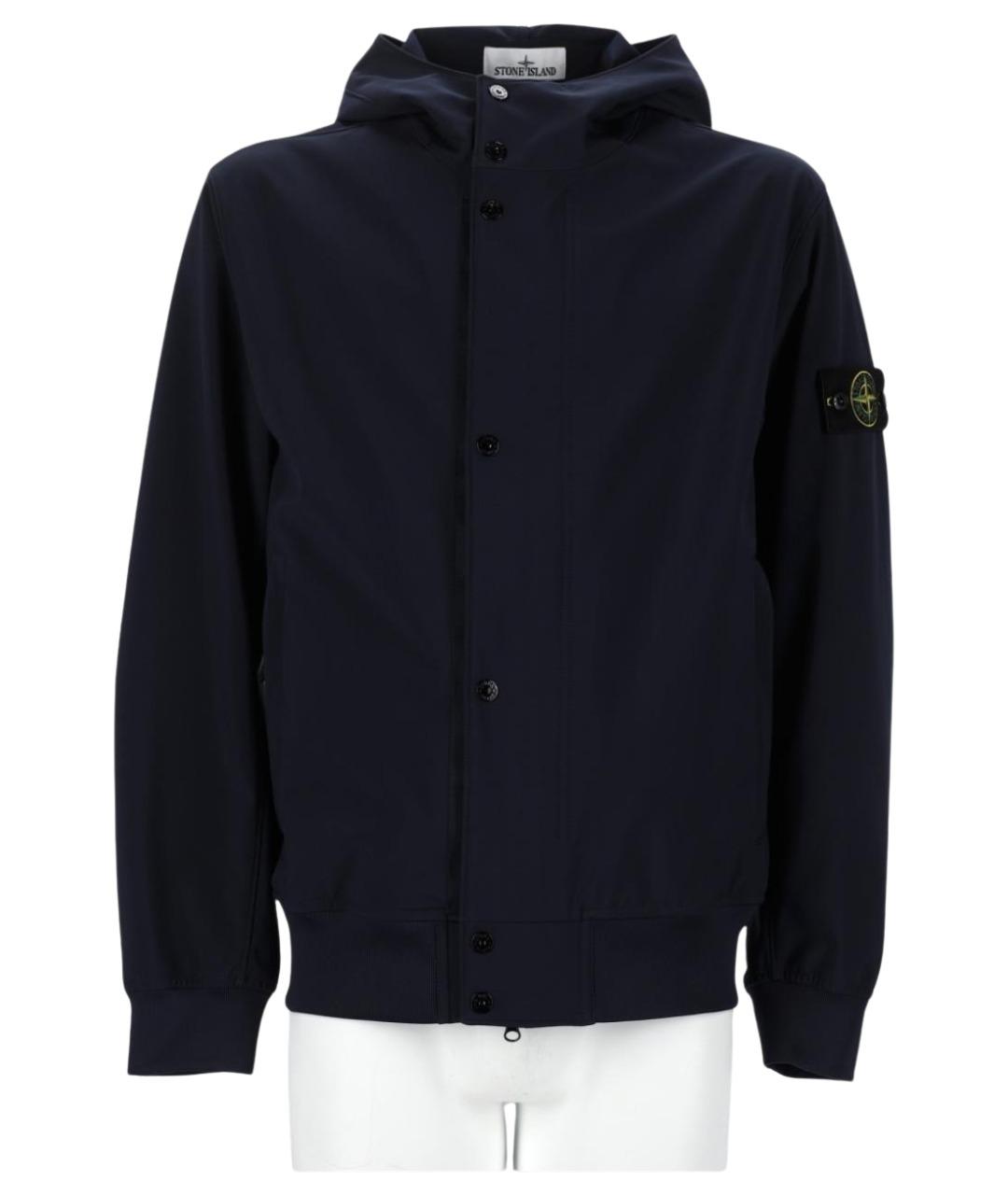 STONE ISLAND Синяя полиэстеровая куртка, фото 1