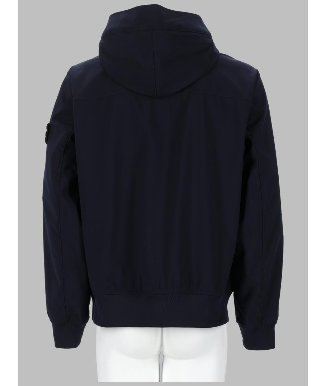 STONE ISLAND Синяя полиэстеровая куртка, фото 2