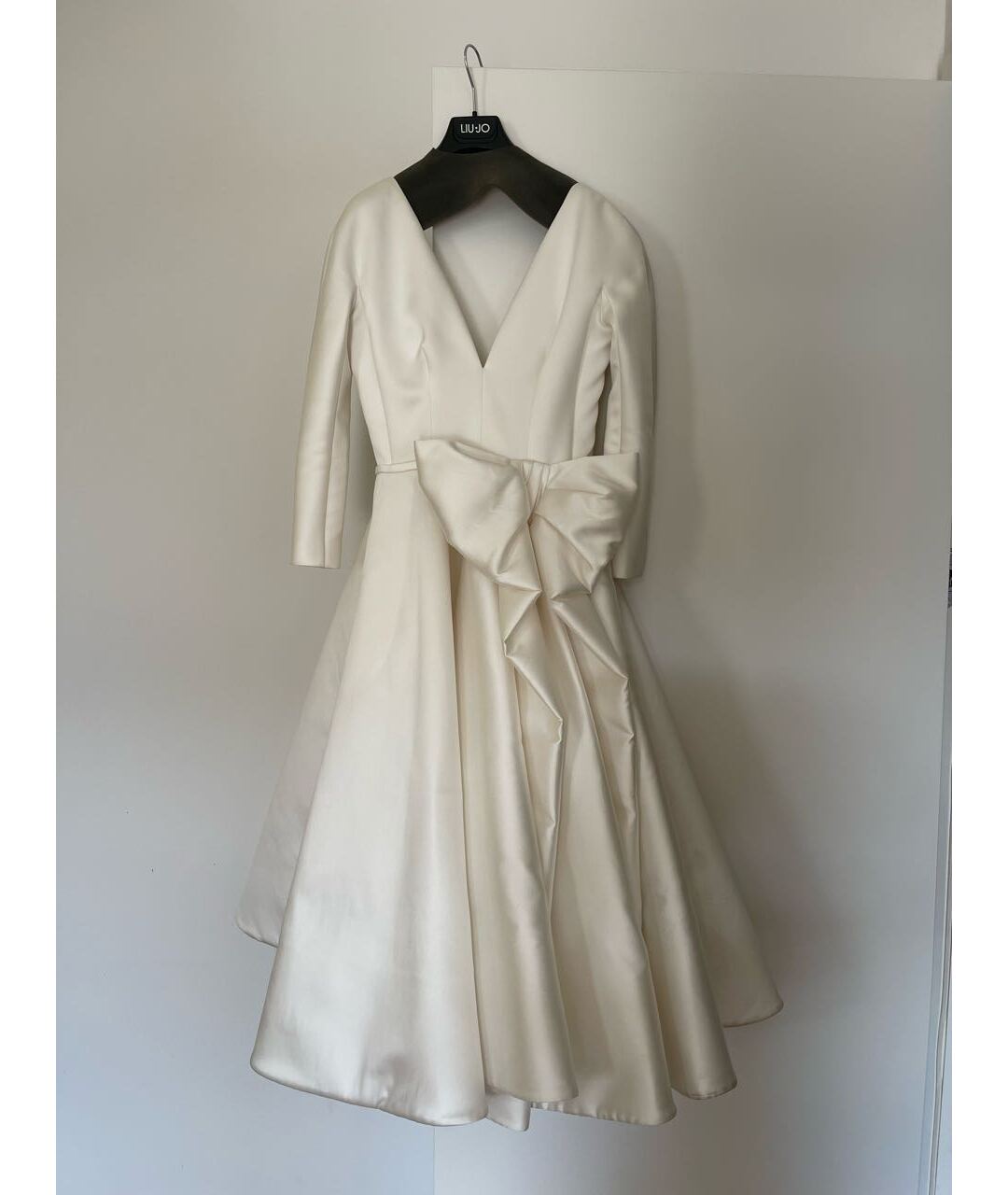 VIKTOR & ROLF Белое шелковое свадебное платье, фото 8