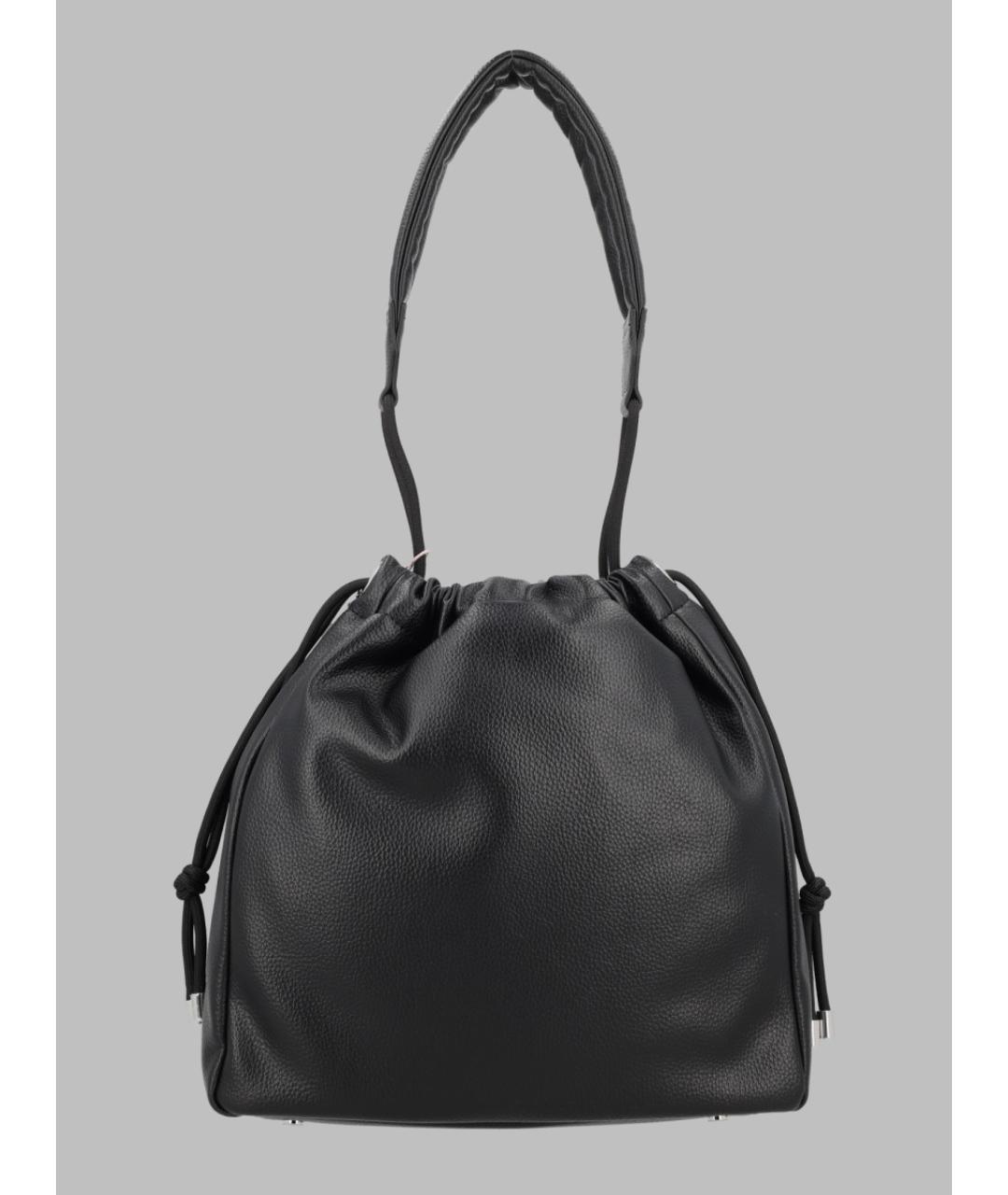 VIVIENNE WESTWOOD Черная сумка с короткими ручками из искусственной кожи, фото 2