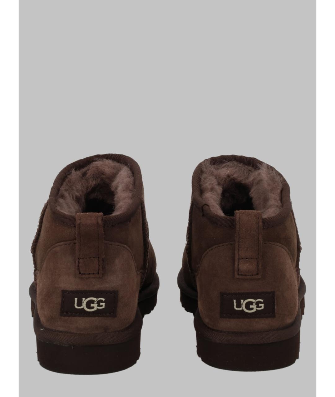 UGG Коричневые замшевые низкие ботинки, фото 2