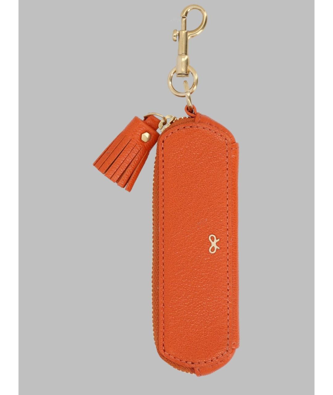 ANYA HINDMARCH Оранжевый брелок, фото 2