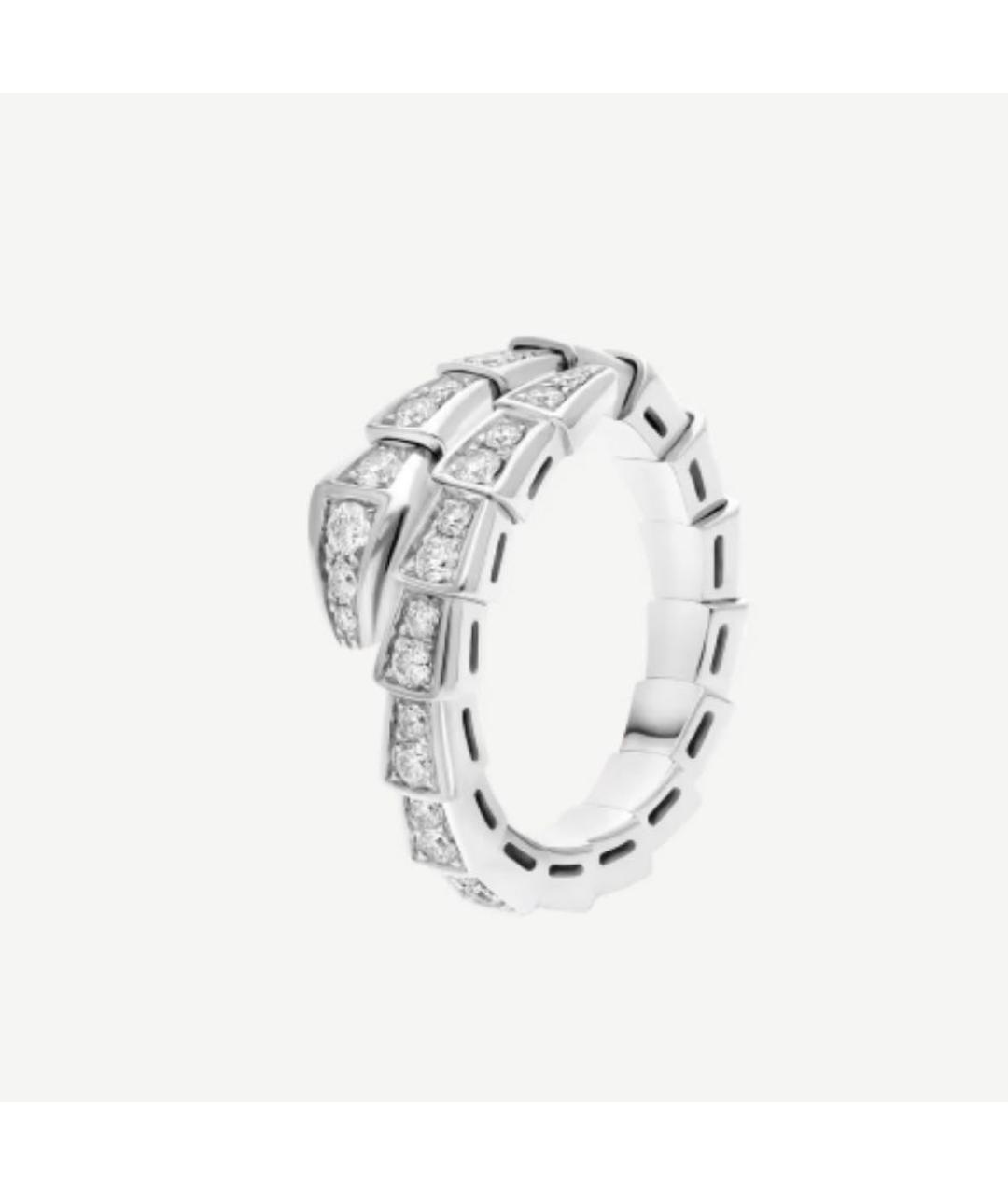 BVLGARI Белое кольцо из белого золота, фото 6